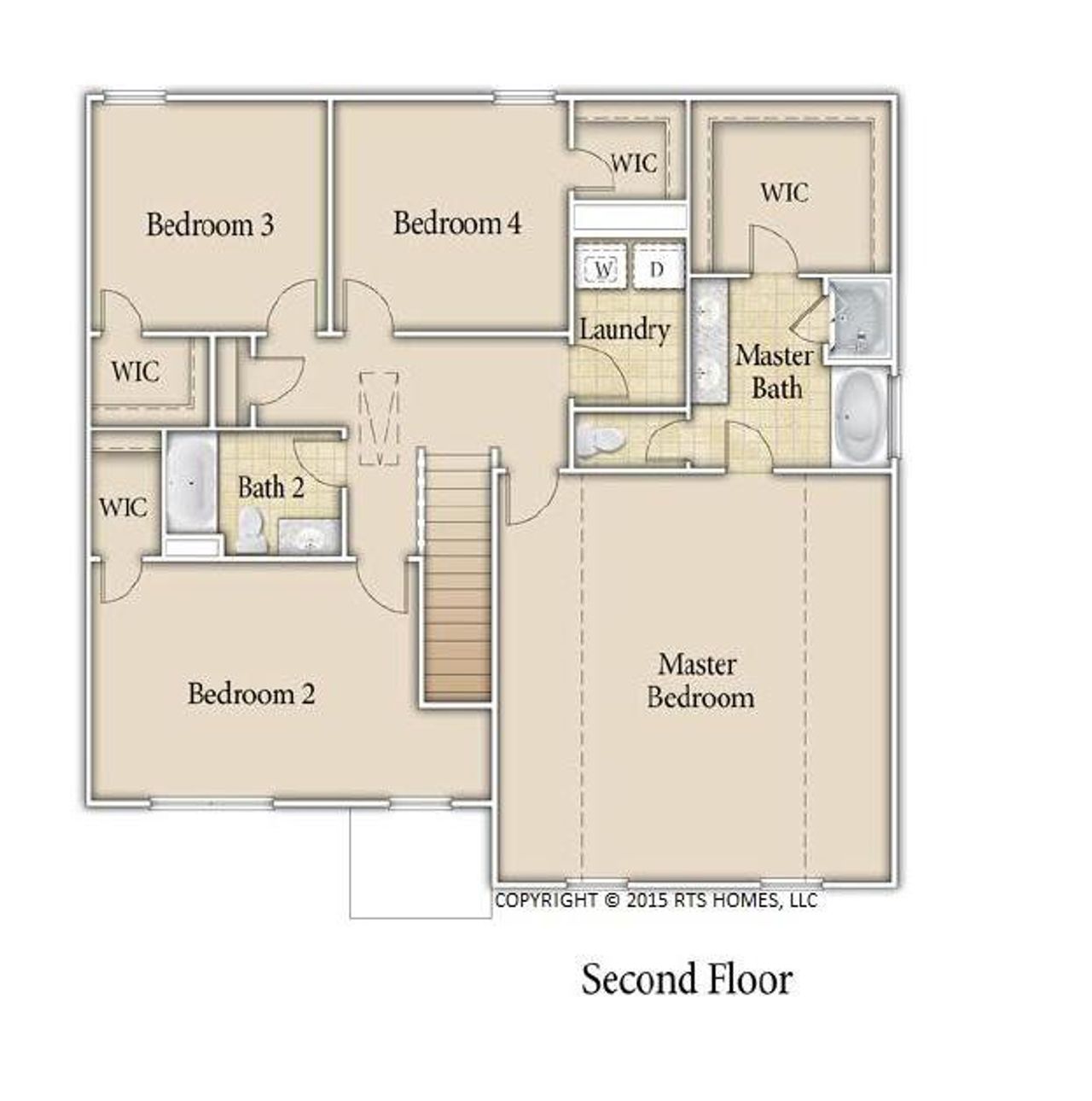 Second Floor Rendering Second Floor Rendering
