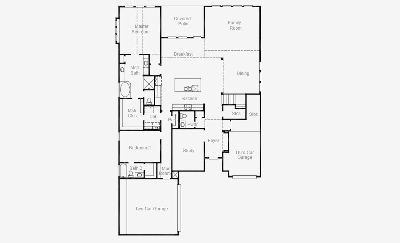 2D floor plan layout of this home in The Homestead, Rockwall, TX (Image 2). 2D floor plan layout of this home in The Homestead, Rockwall, TX (Image 2).
