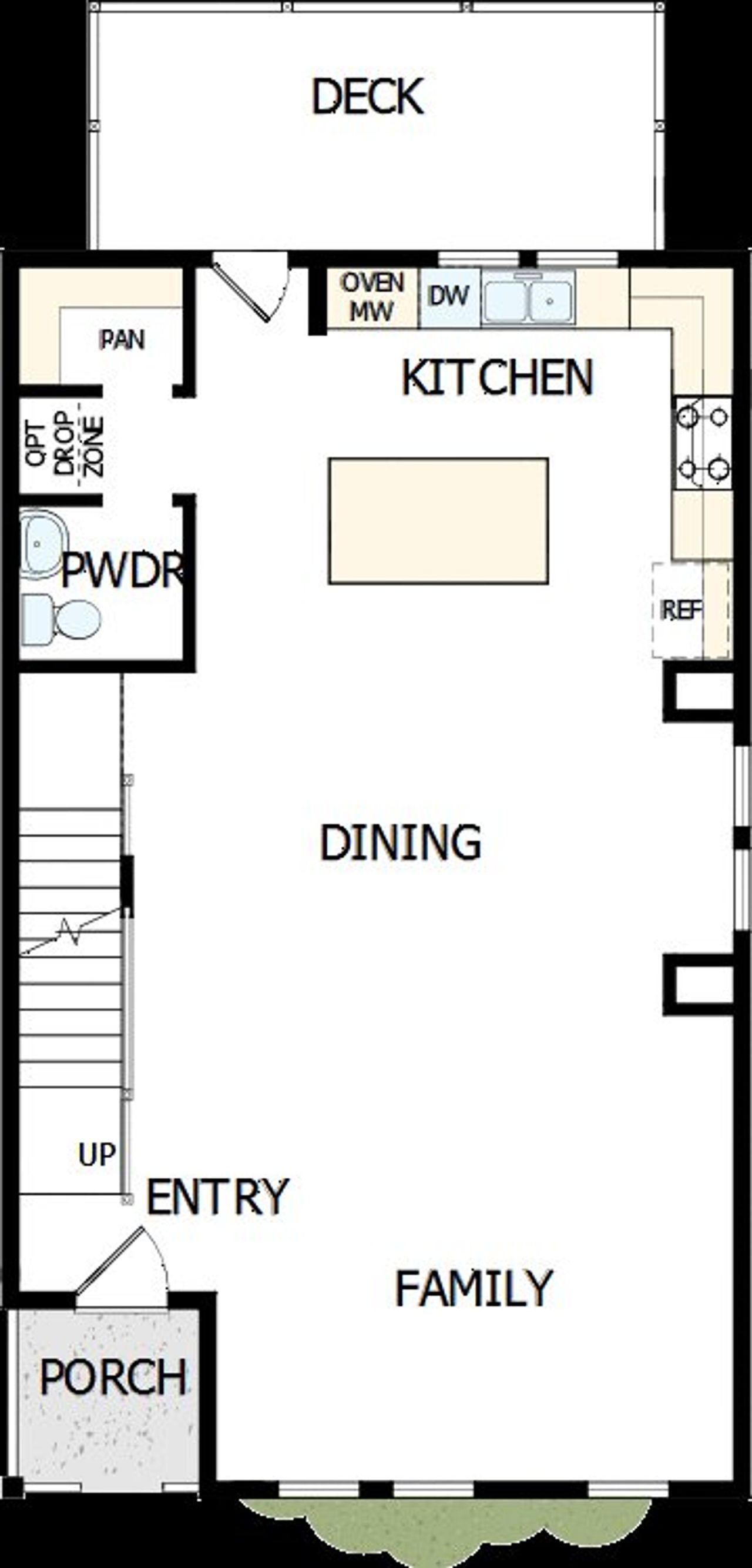 2D floor plan layout of this home in Celesta, Decatur, GA (Image 2).