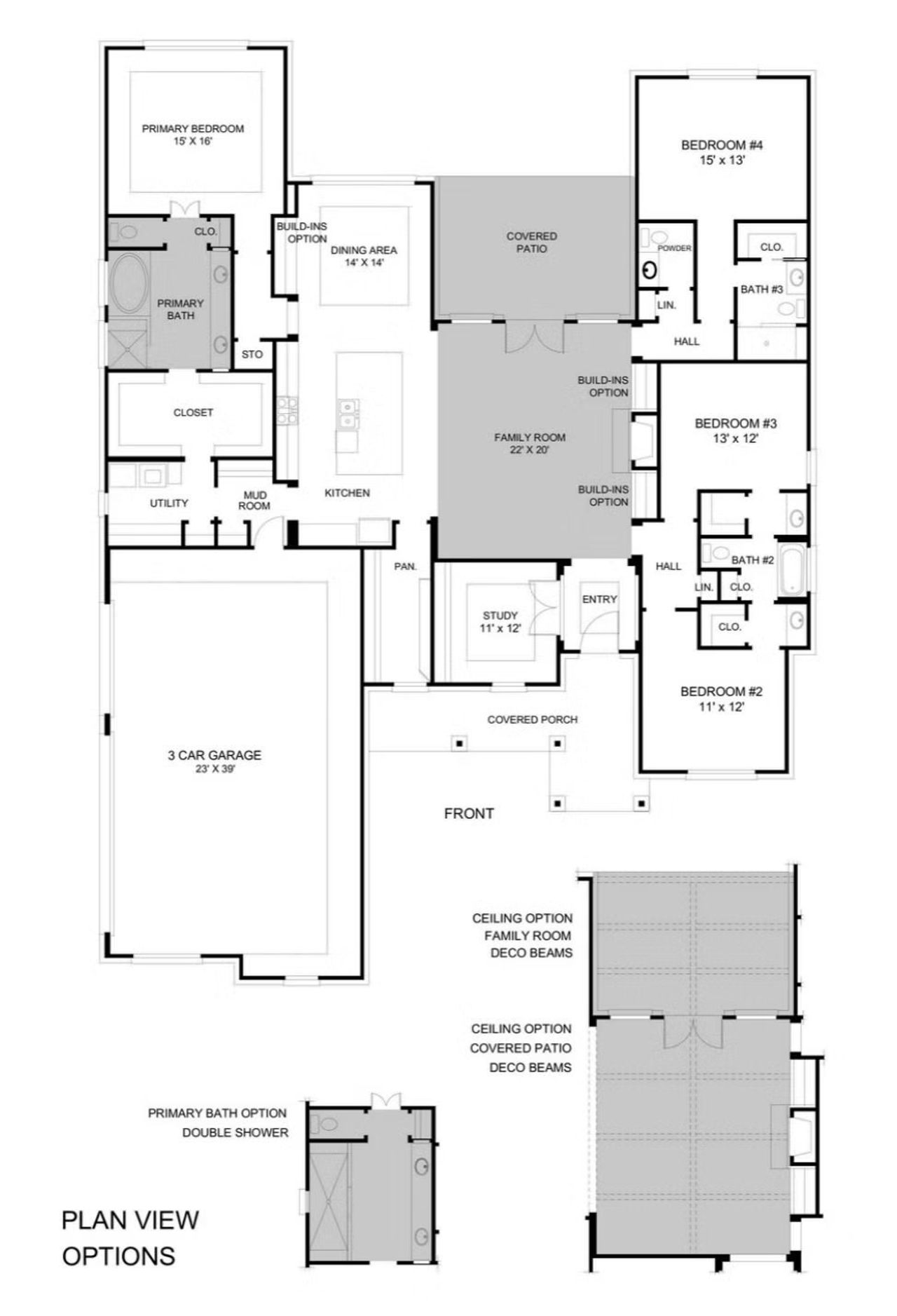 2D floor plan layout for the 3018 by Faircroft Homes in Arborwood, Waller, TX (Image 2). 2D floor plan layout for the 3018 by Faircroft Homes in Arborwood, Waller, TX (Image 2).