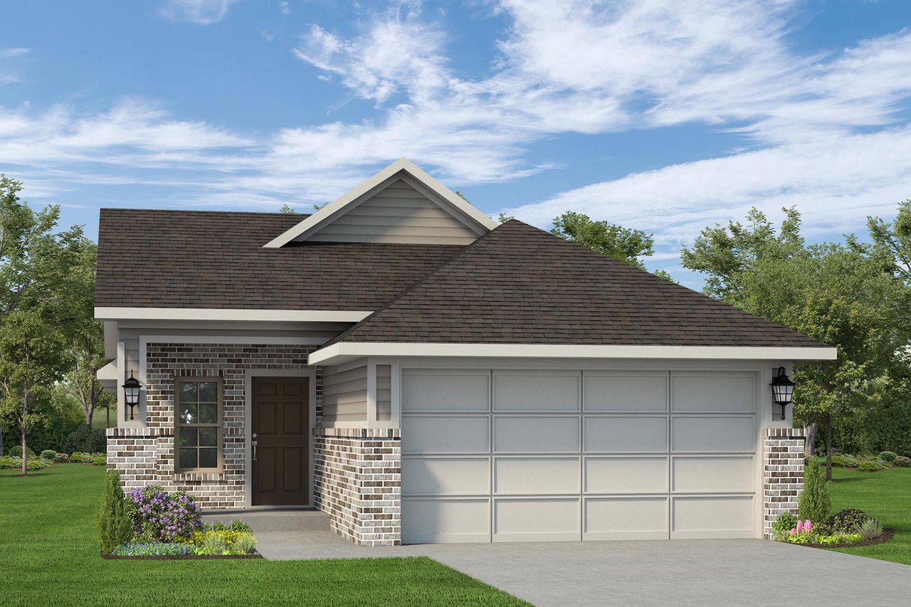 Representative exterior photo of a completed home built from the The Williamson by Autograph Homes in Aldeana, Bonney, TX (Image 2).