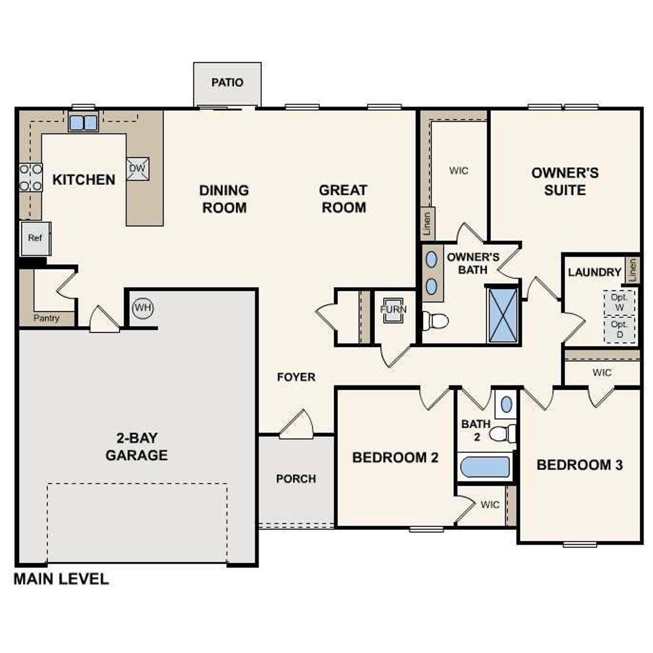 2D floor plan layout of this home in Liberty Heights, Chatsworth, GA (Image 2). 2D floor plan layout of this home in Liberty Heights, Chatsworth, GA (Image 2).