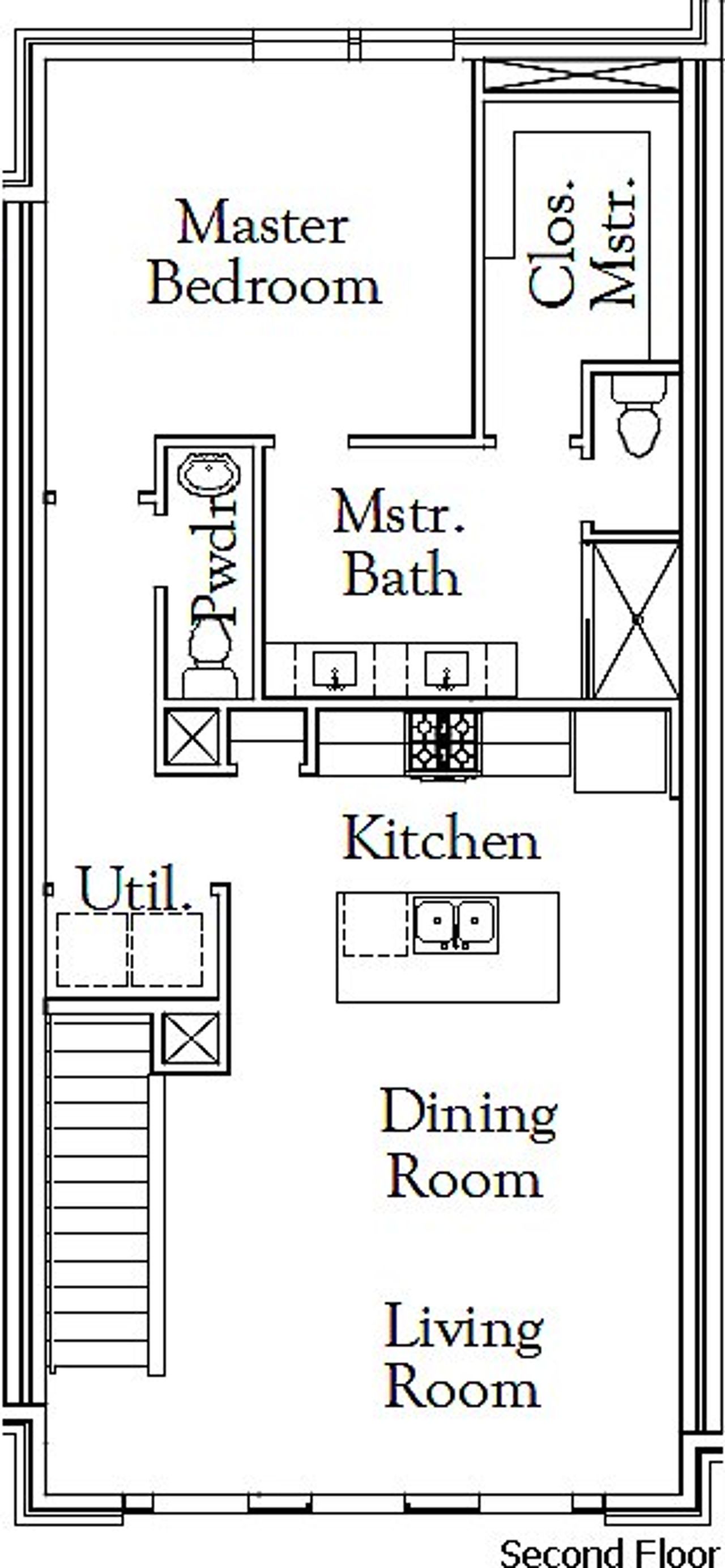 2D floor plan layout of this home in Townhomes at Ballpark, Arlington, TX (Image 2). 2D floor plan layout of this home in Townhomes at Ballpark, Arlington, TX (Image 2).