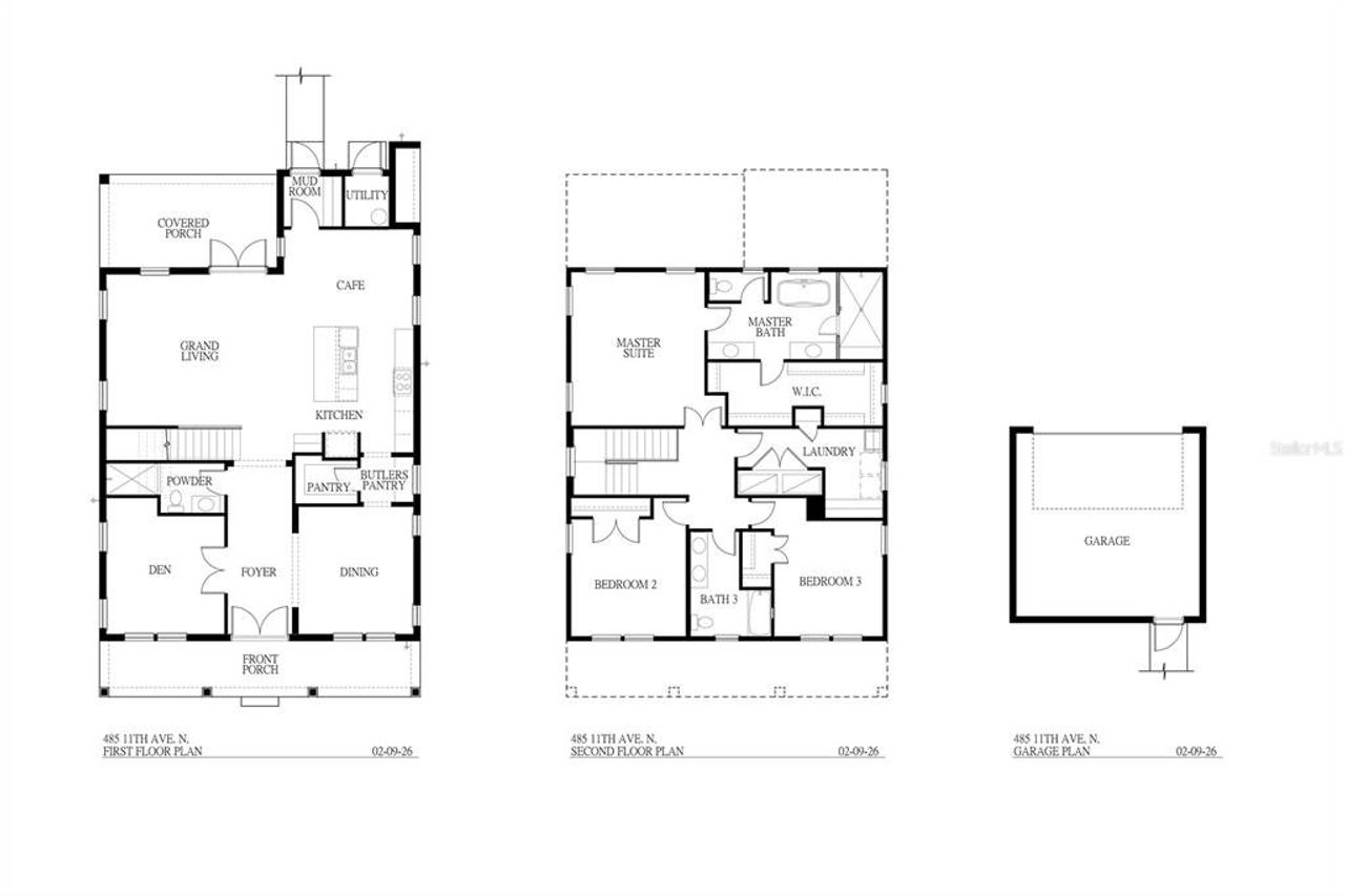2D floor plan layout of this home in , St. Petersburg, FL (Image 2).