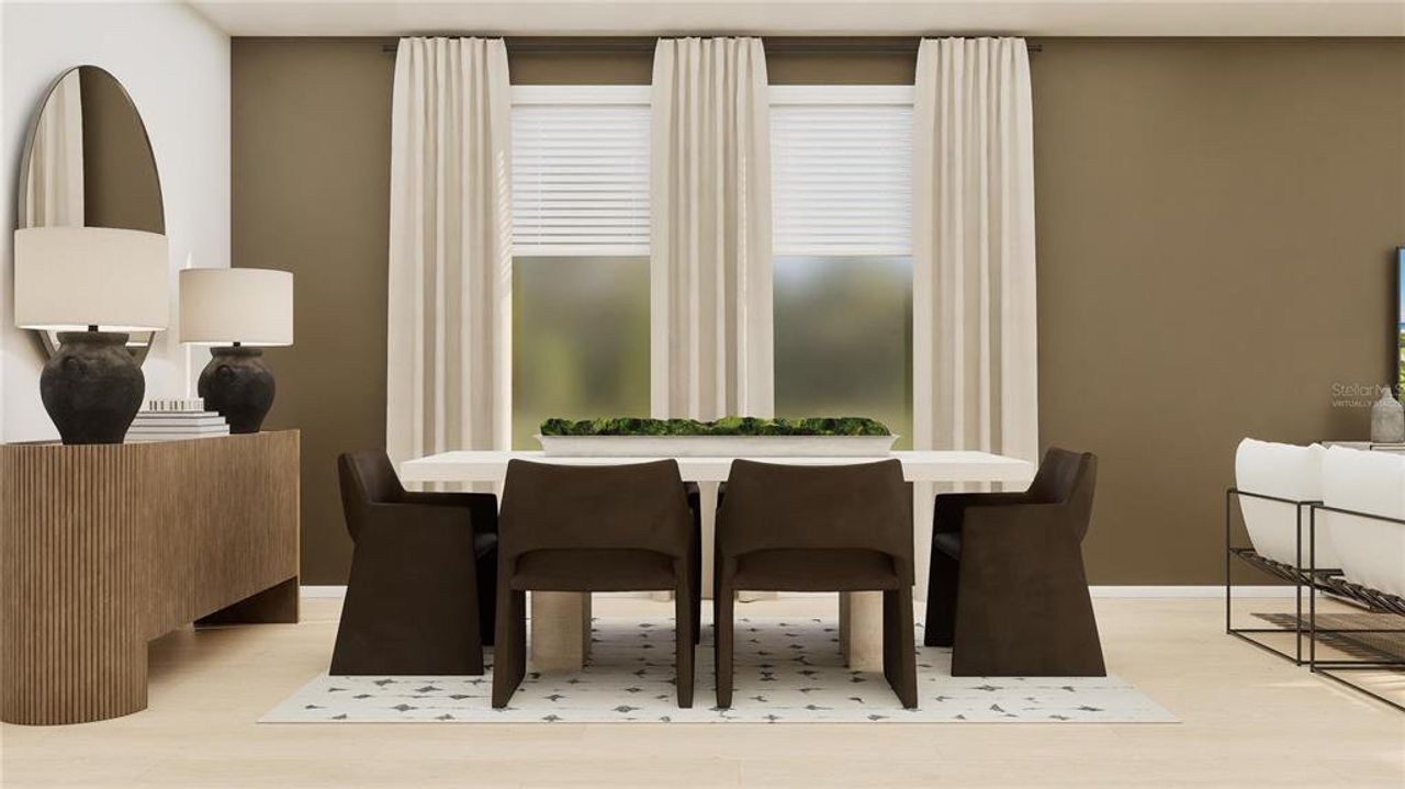 Furnished interior view inside a new home in Waterlin, St. Cloud (Image 2). Furnished interior view inside a new home in Waterlin, St. Cloud (Image 2).