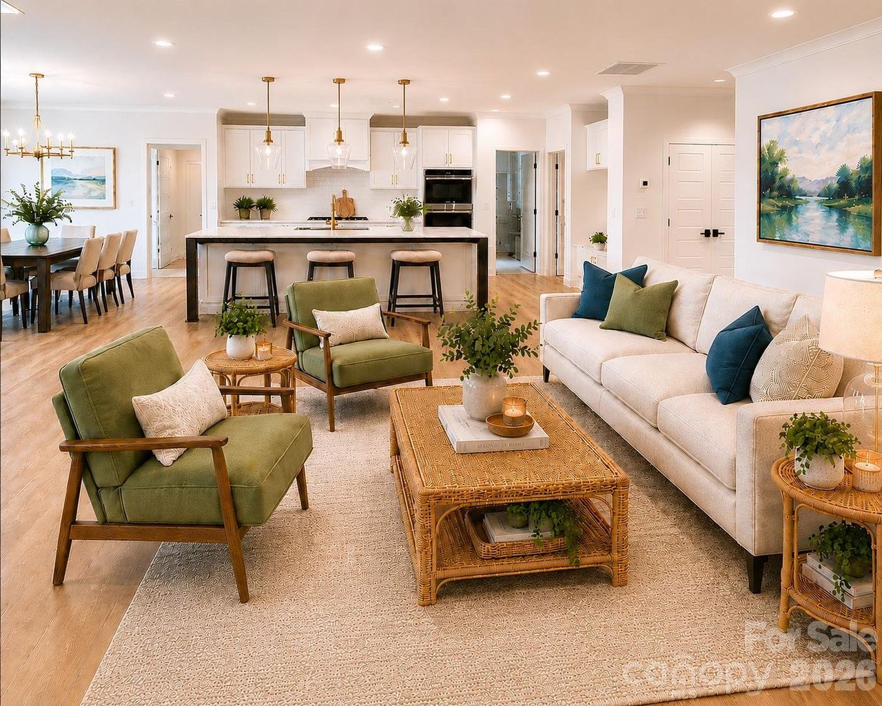 Virtually Staged Living Area