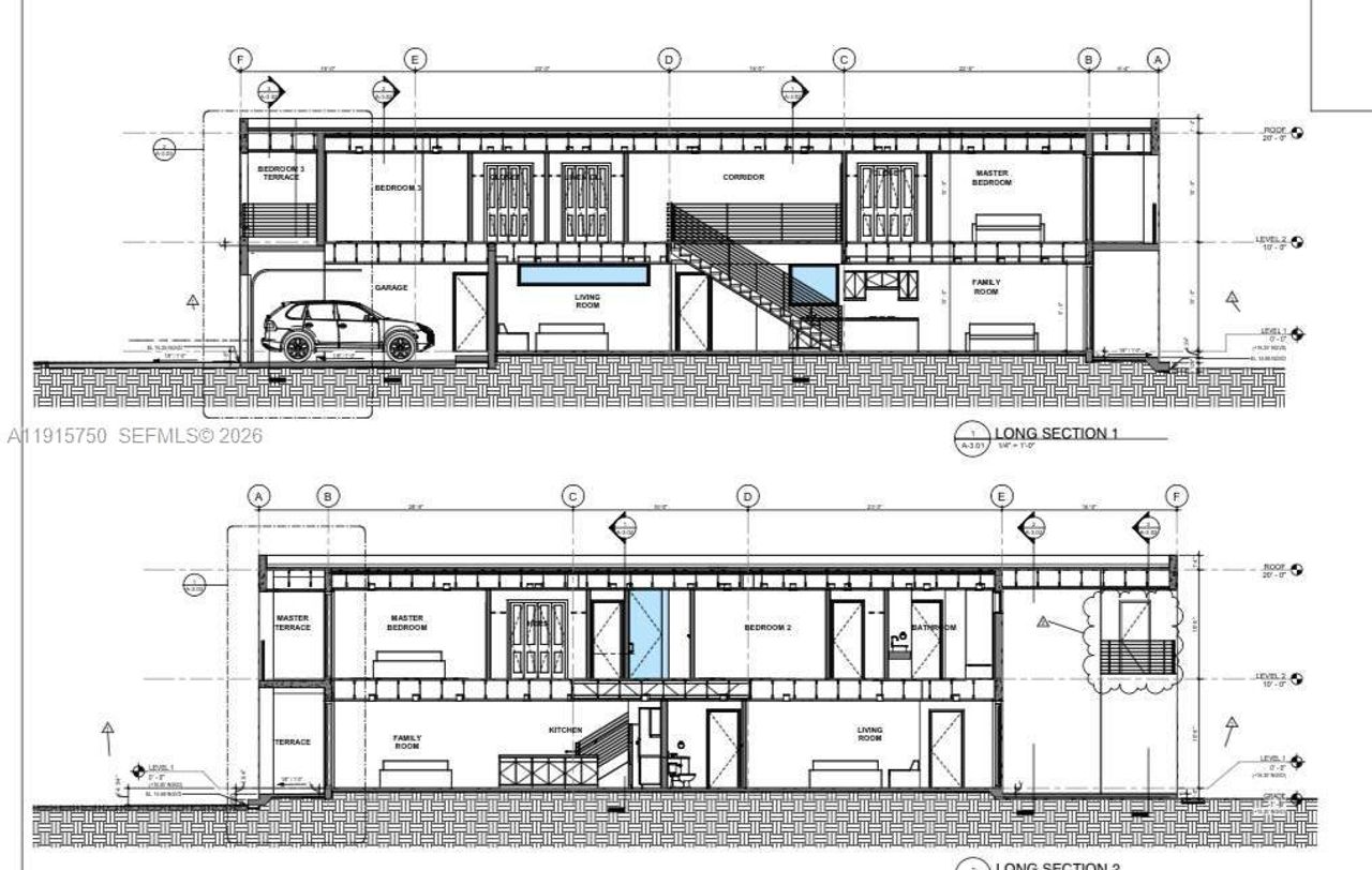 Exterior rendering of this home design in , Miami, FL (Image 2).