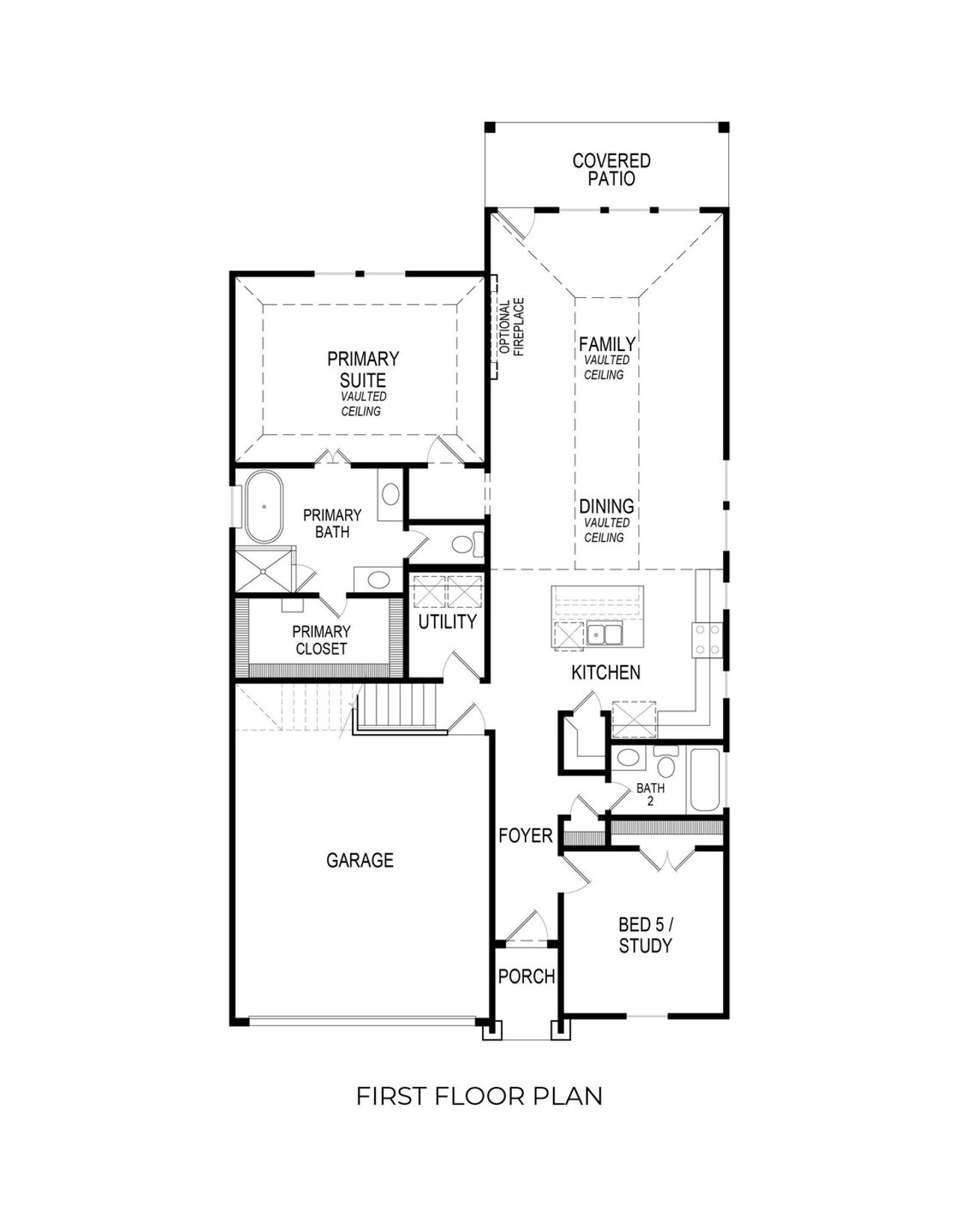2D floor plan layout of this home in Brookfield, Melissa, TX (Image 2).