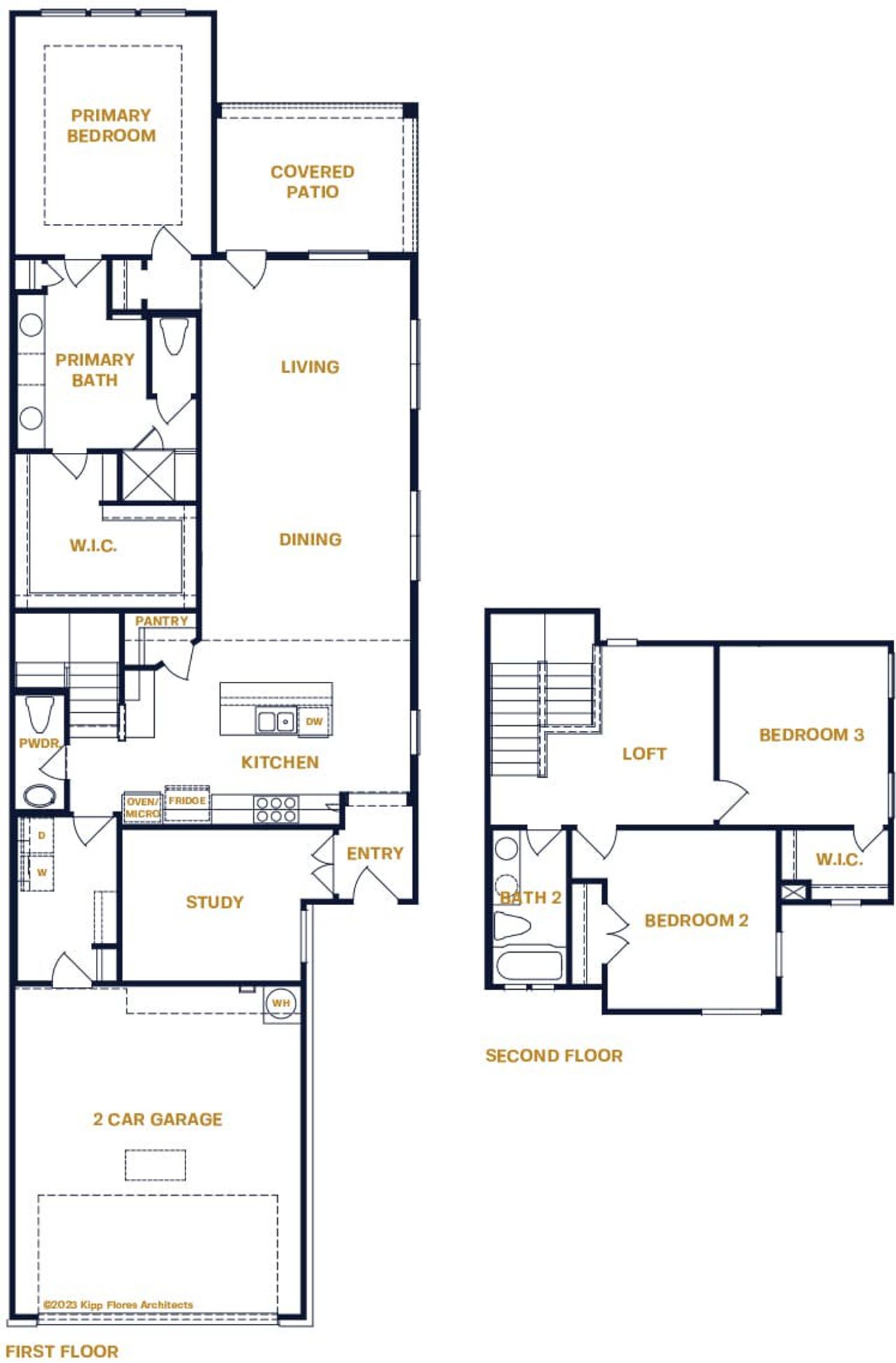 2D floor plan layout for the Christoval by Sitterle Homes in Santa Rita Ranch – Townhomes, Liberty Hill, TX (Image 2). 2D floor plan layout for the Christoval by Sitterle Homes in Santa Rita Ranch – Townhomes, Liberty Hill, TX (Image 2).