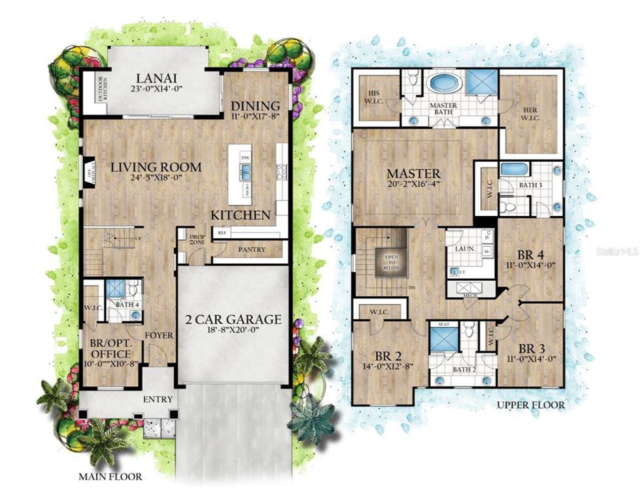 2D floor plan layout of this home in , Tampa, FL (Image 2). 2D floor plan layout of this home in , Tampa, FL (Image 2).