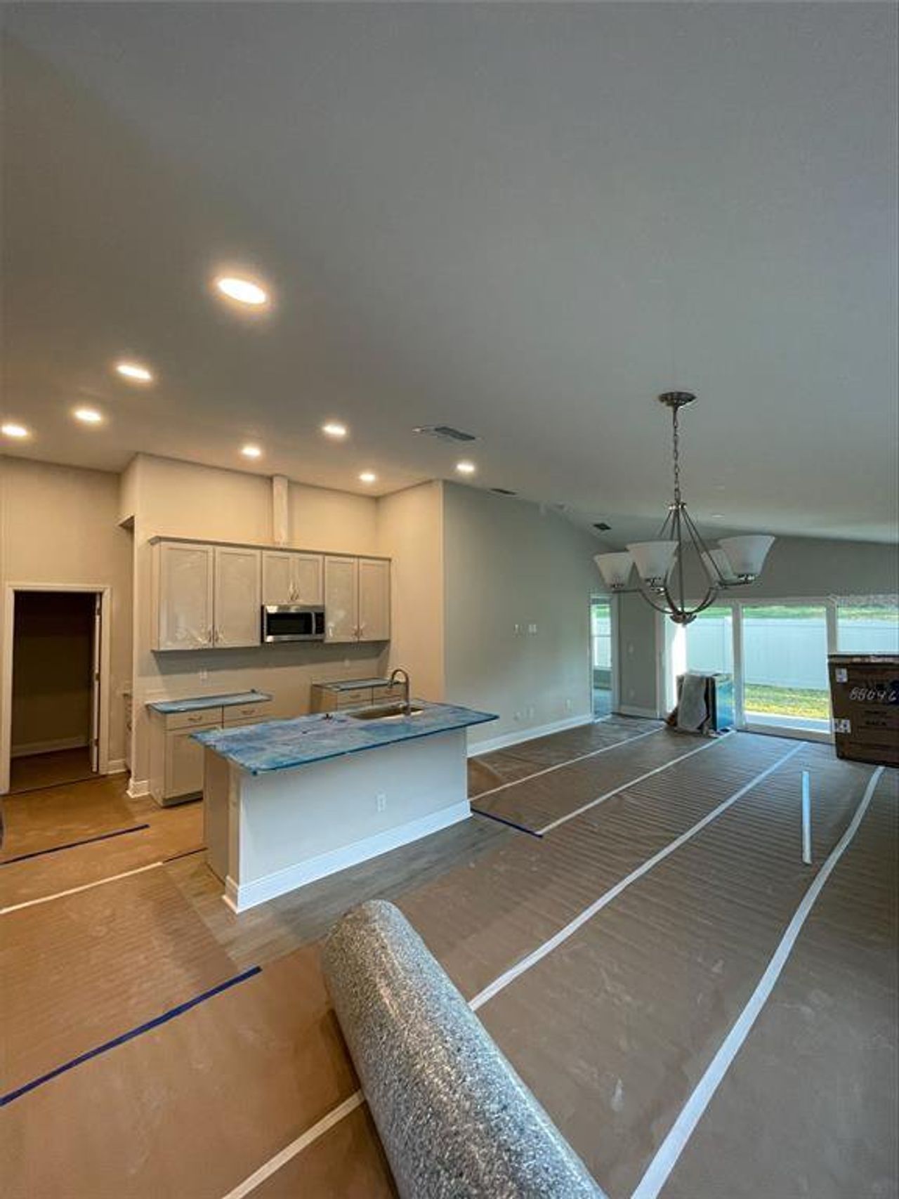 In-progress construction of a new home in Crosswind Point, Parrish, FL (Image 2).