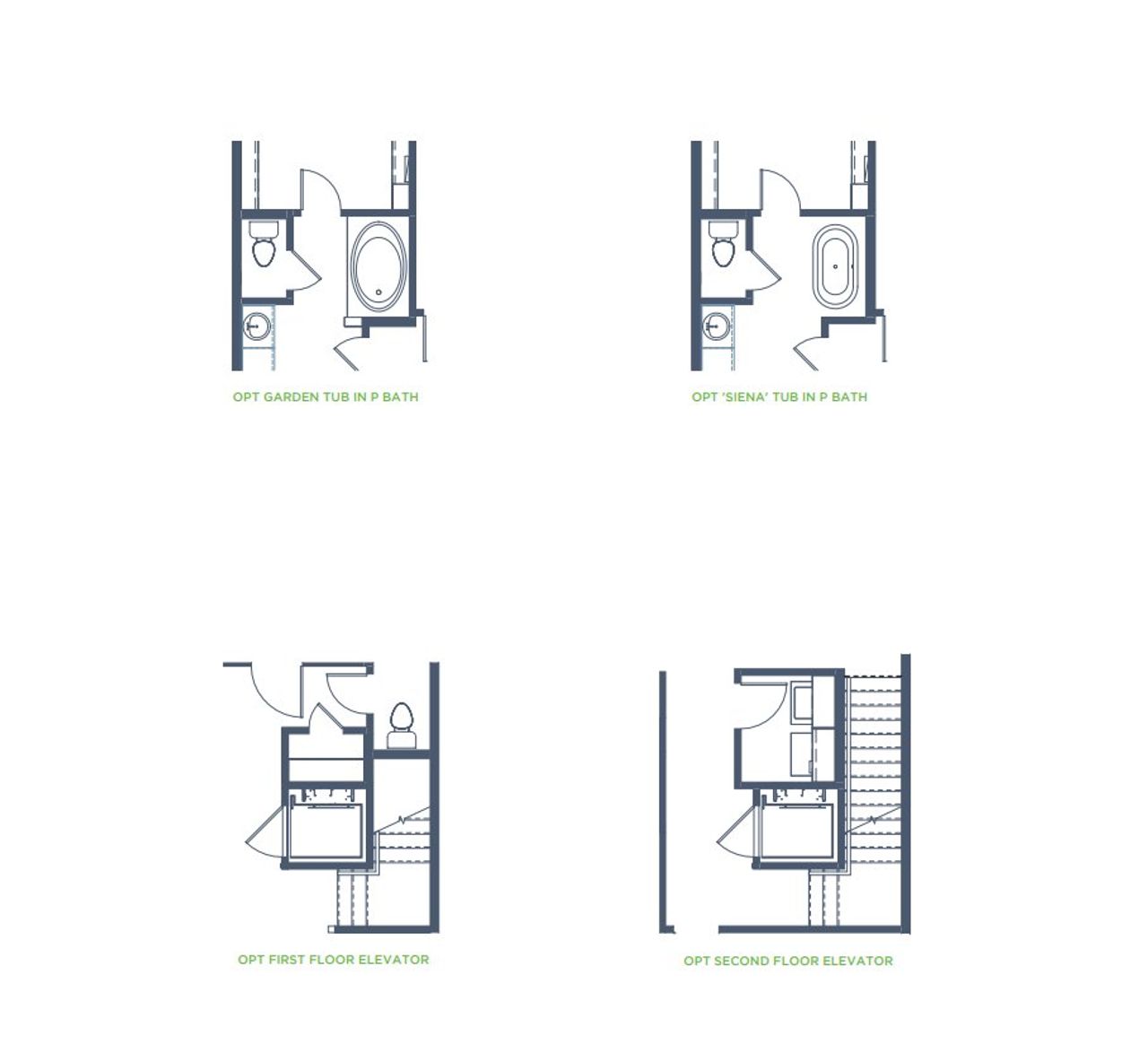 2D floor plan layout for the Muirfield 3 by Grenadier Homes in The Tribute, The Colony, TX (Image 2).