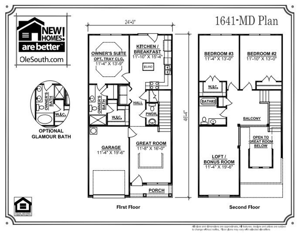 1641-MD Floor Plan