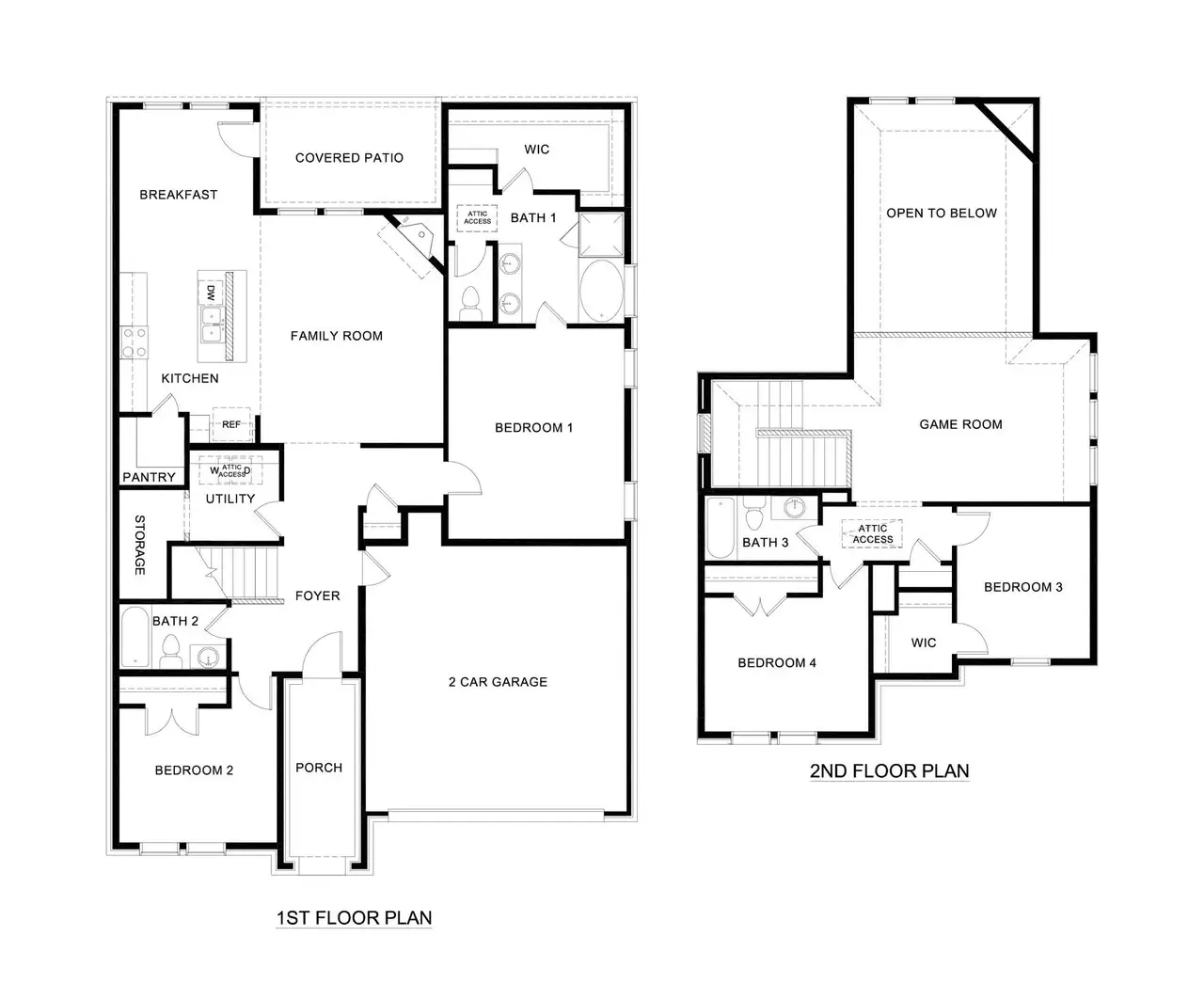 2D floor plan layout of this home in Morning Ridge, Princeton, TX (Image 2). 2D floor plan layout of this home in Morning Ridge, Princeton, TX (Image 2).