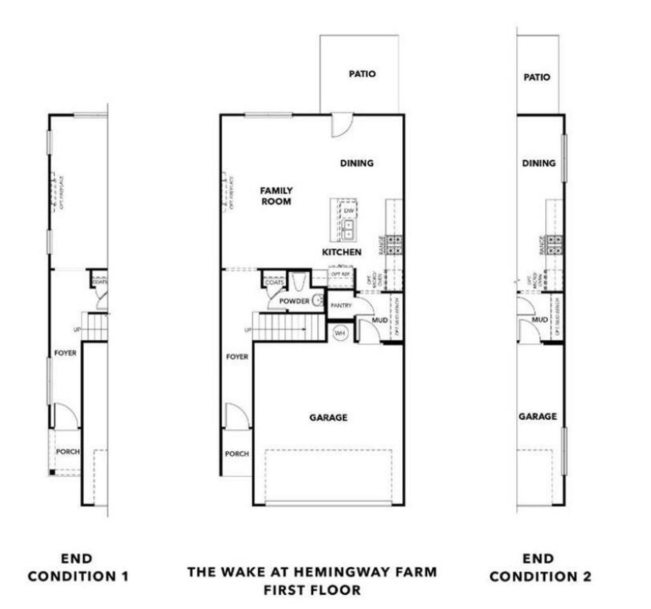 2D floor plan layout of this home in Hemingway, Cumming, GA (Image 2).