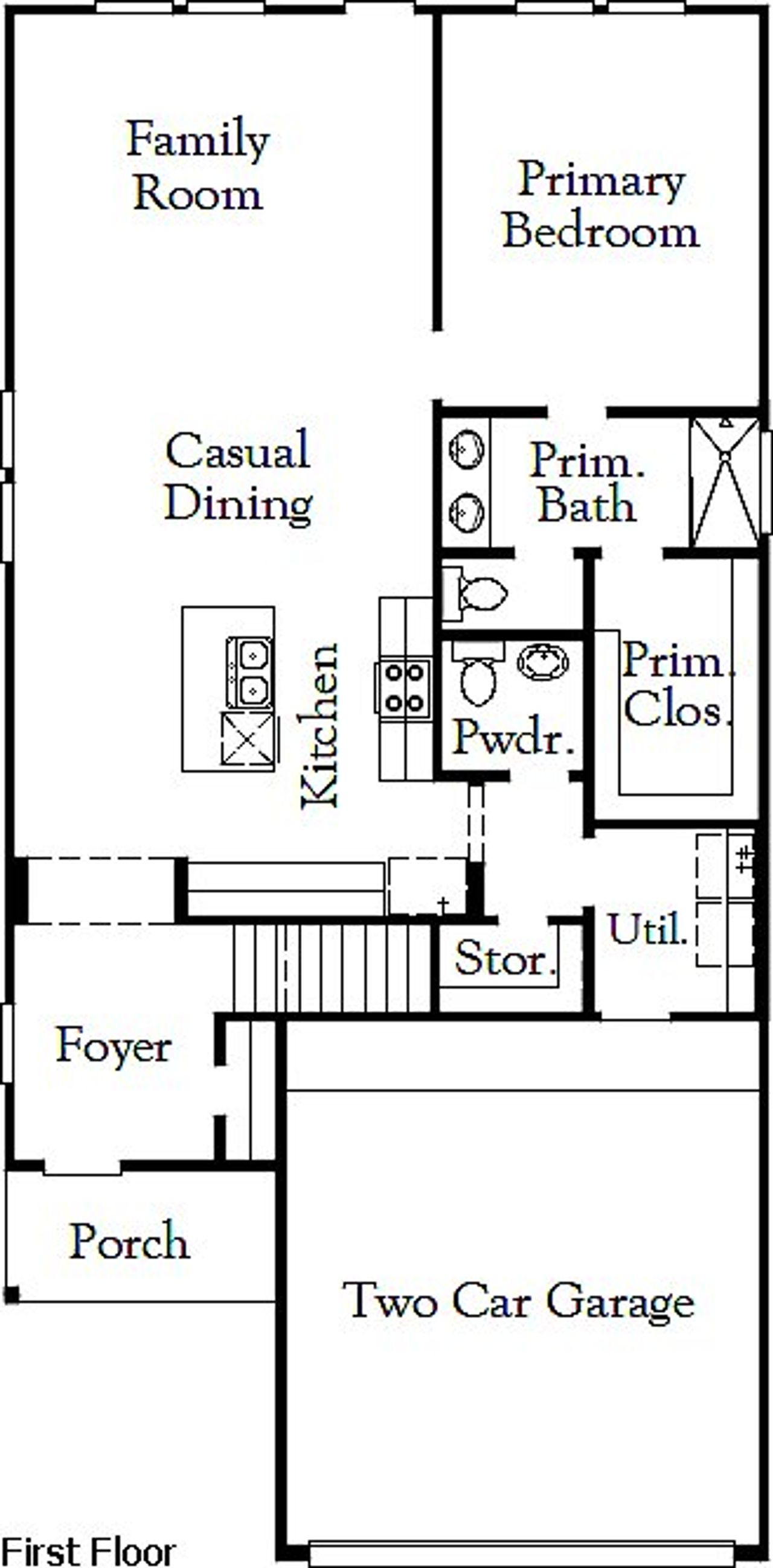 2D floor plan layout of this home in Heartland, Heartland, TX (Image 2).