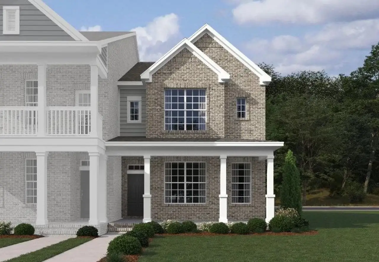 Representative exterior photo of a completed home built from the Paseo by Ashton Woods in Clari Park Townhomes, Murfreesboro, TN (Image 2).