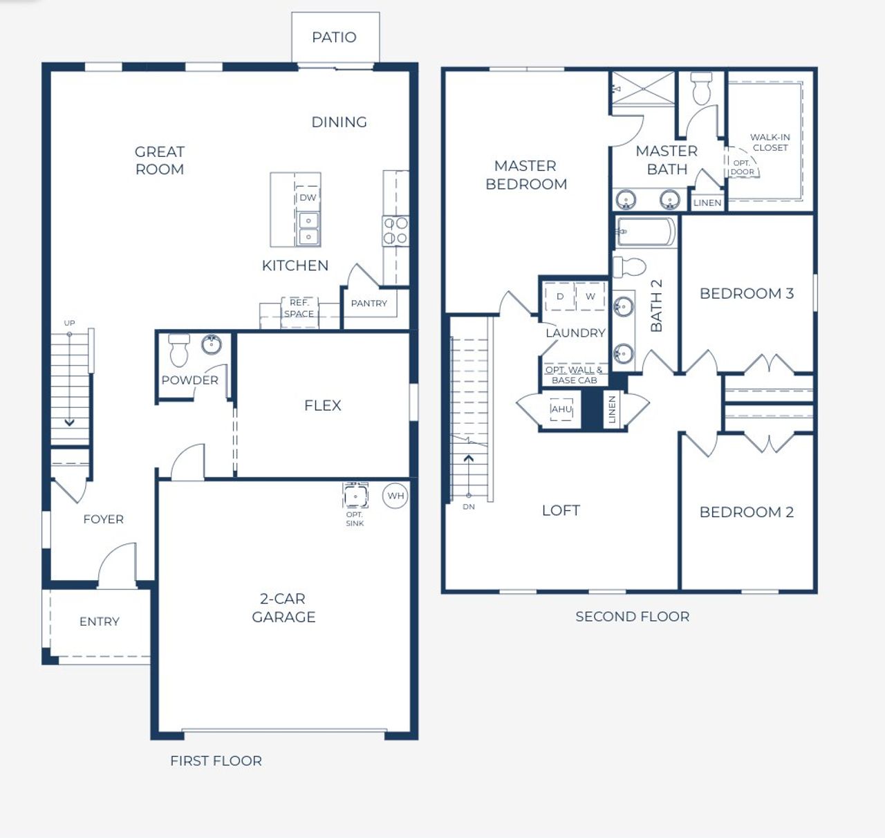 2D floor plan layout for the Lancaster by Maronda Homes in Lake Deer Estates, Haines City, FL (Image 2). 2D floor plan layout for the Lancaster by Maronda Homes in Lake Deer Estates, Haines City, FL (Image 2).