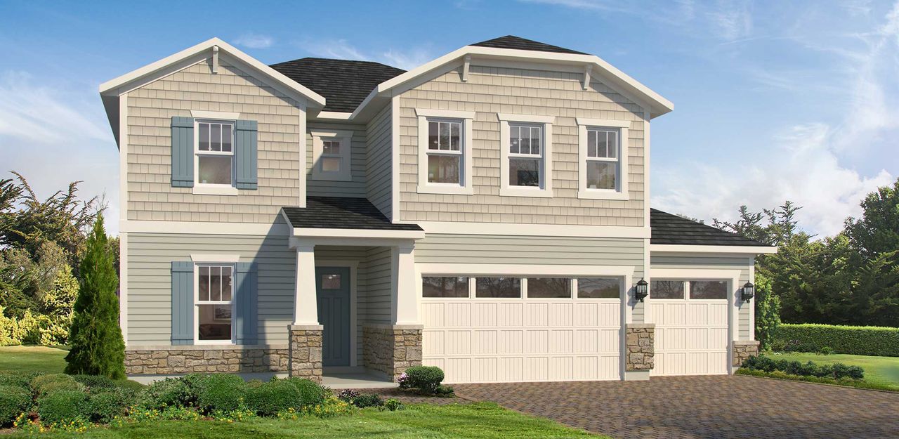 Image 2 representing the Grayson by MasterCraft Builder Group in SilverLeaf, St. Augustine, FL.