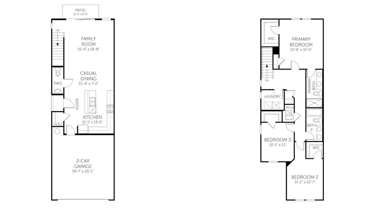 2D floor plan layout of this home in Bartram Meadows, Jacksonville, FL (Image 2). 2D floor plan layout of this home in Bartram Meadows, Jacksonville, FL (Image 2).