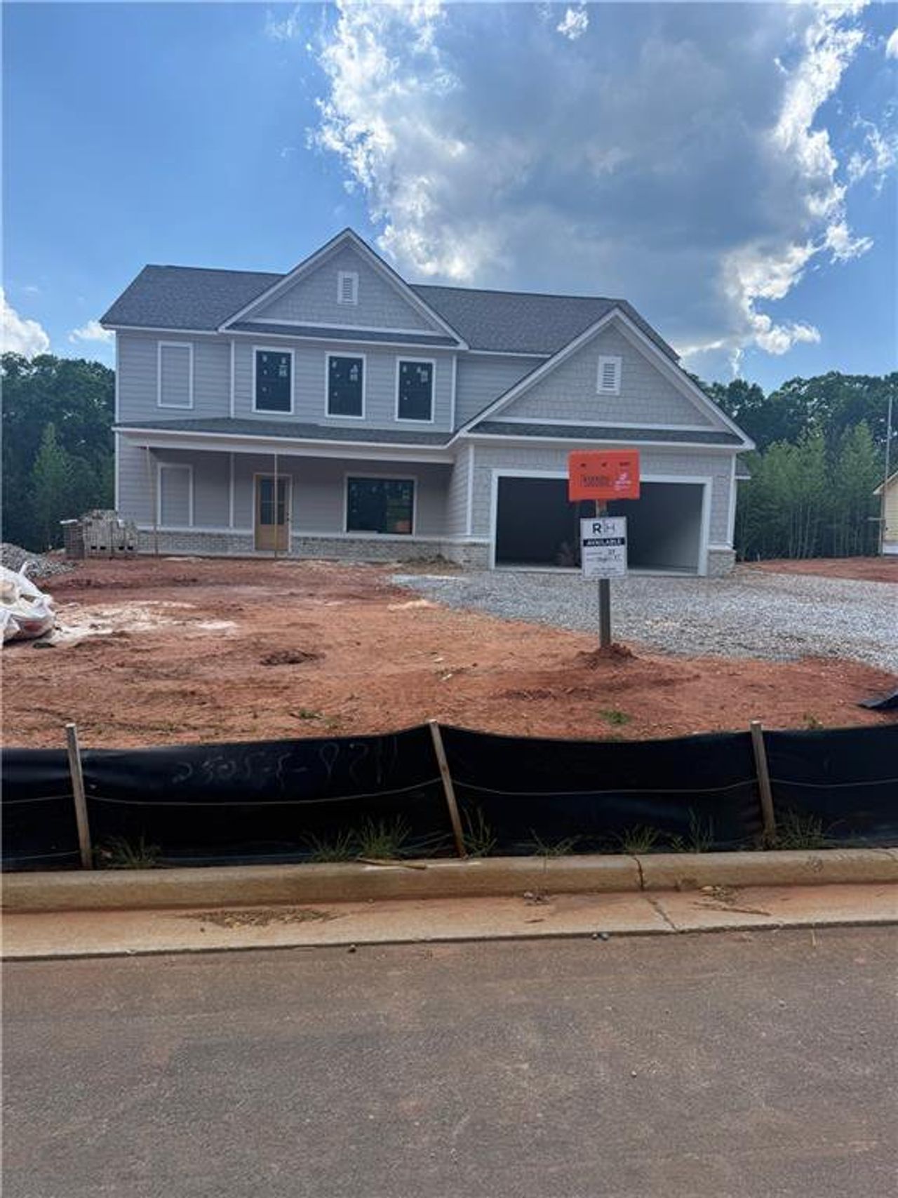 In-progress construction of a new home in Weslyn Park, Social Circle, GA (Image 2). In-progress construction of a new home in Weslyn Park, Social Circle, GA (Image 2).