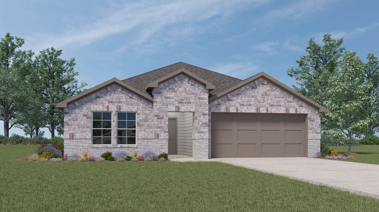 Representative exterior photo of a completed home built from the Elgin by D.R. Horton in Portland Village, Portland, TX (Image 2).