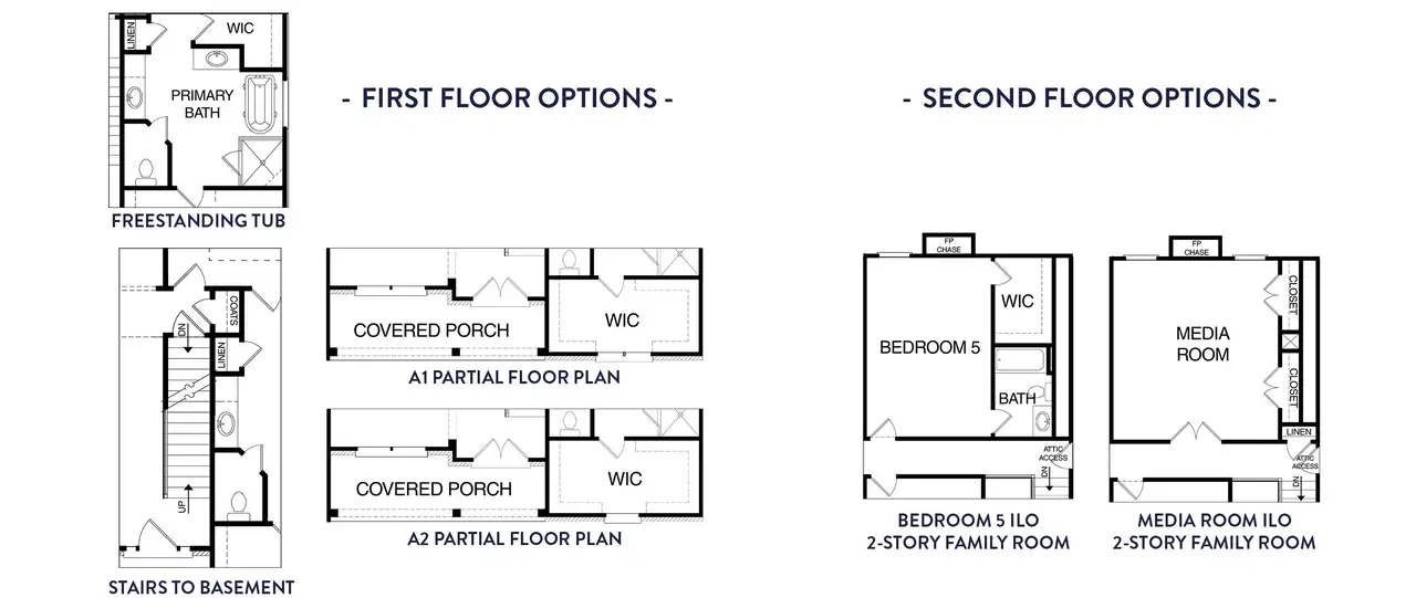 2D floor plan layout of this home in Woodland Hills, Loganville, GA (Image 2).