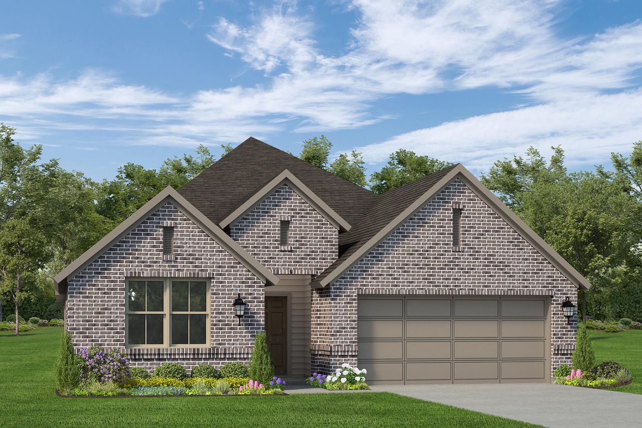 Representative exterior photo of a completed home built from the Willow by Autograph Homes in Aldeana - Paintbrush Collection, Bonney, TX (Image 2).