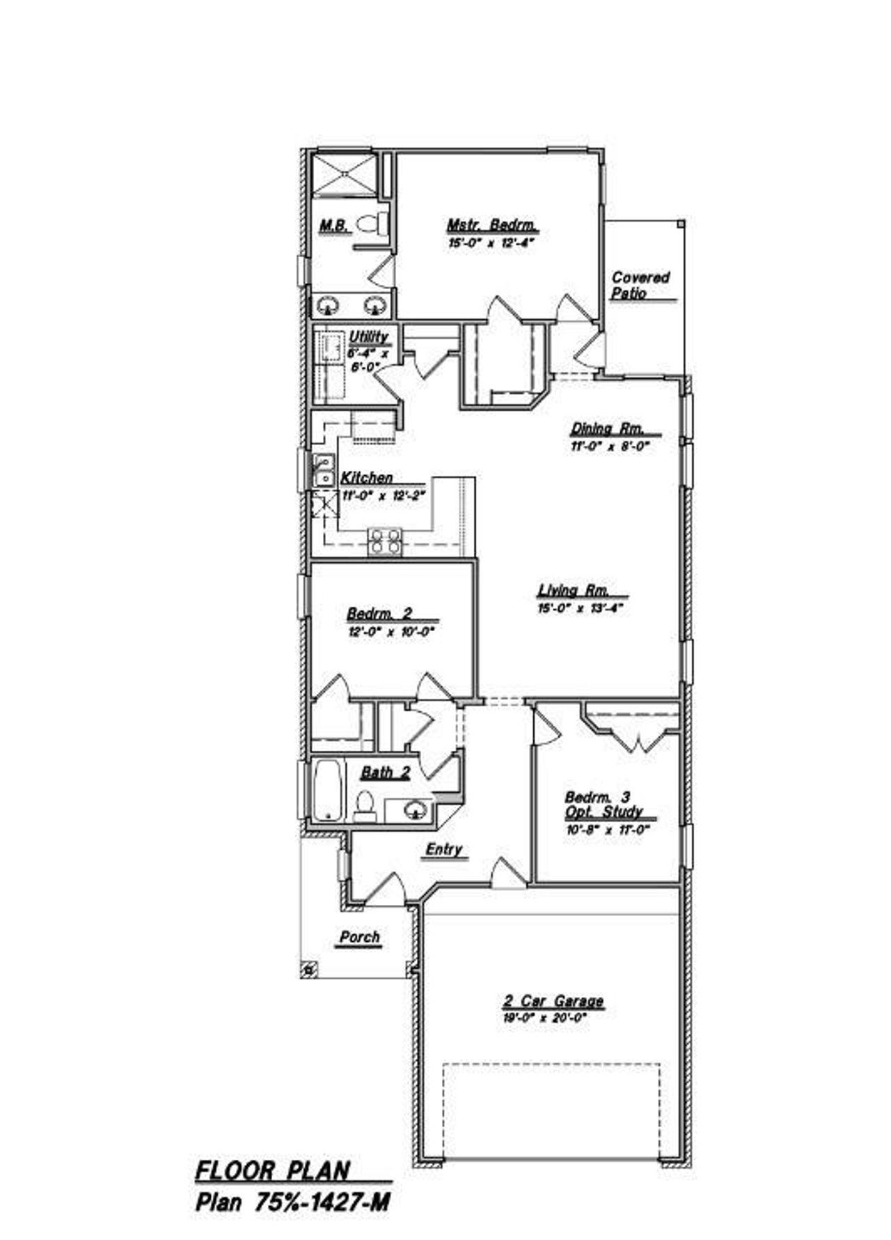 2D floor plan layout of this home in , Dayton, TX (Image 2).