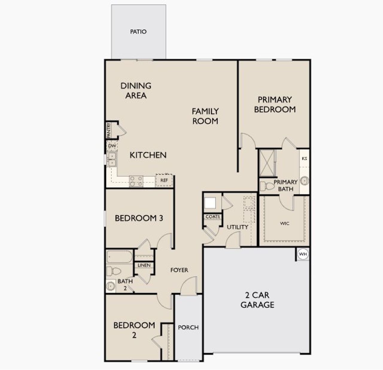 2D floor plan layout of this home in Noble Ridge, Howe, TX (Image 2). 2D floor plan layout of this home in Noble Ridge, Howe, TX (Image 2).
