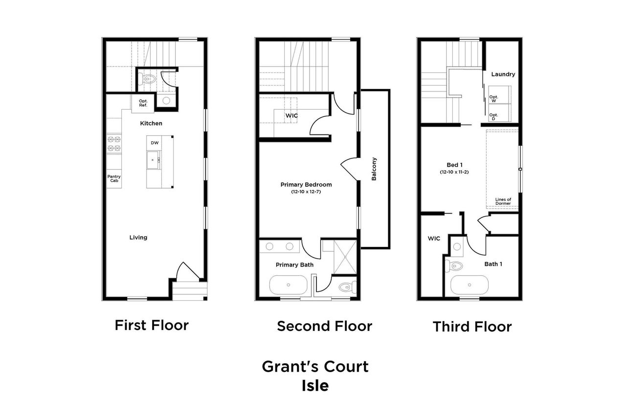 2D floor plan layout of this home in Grants Court, Charleston, SC (Image 2).