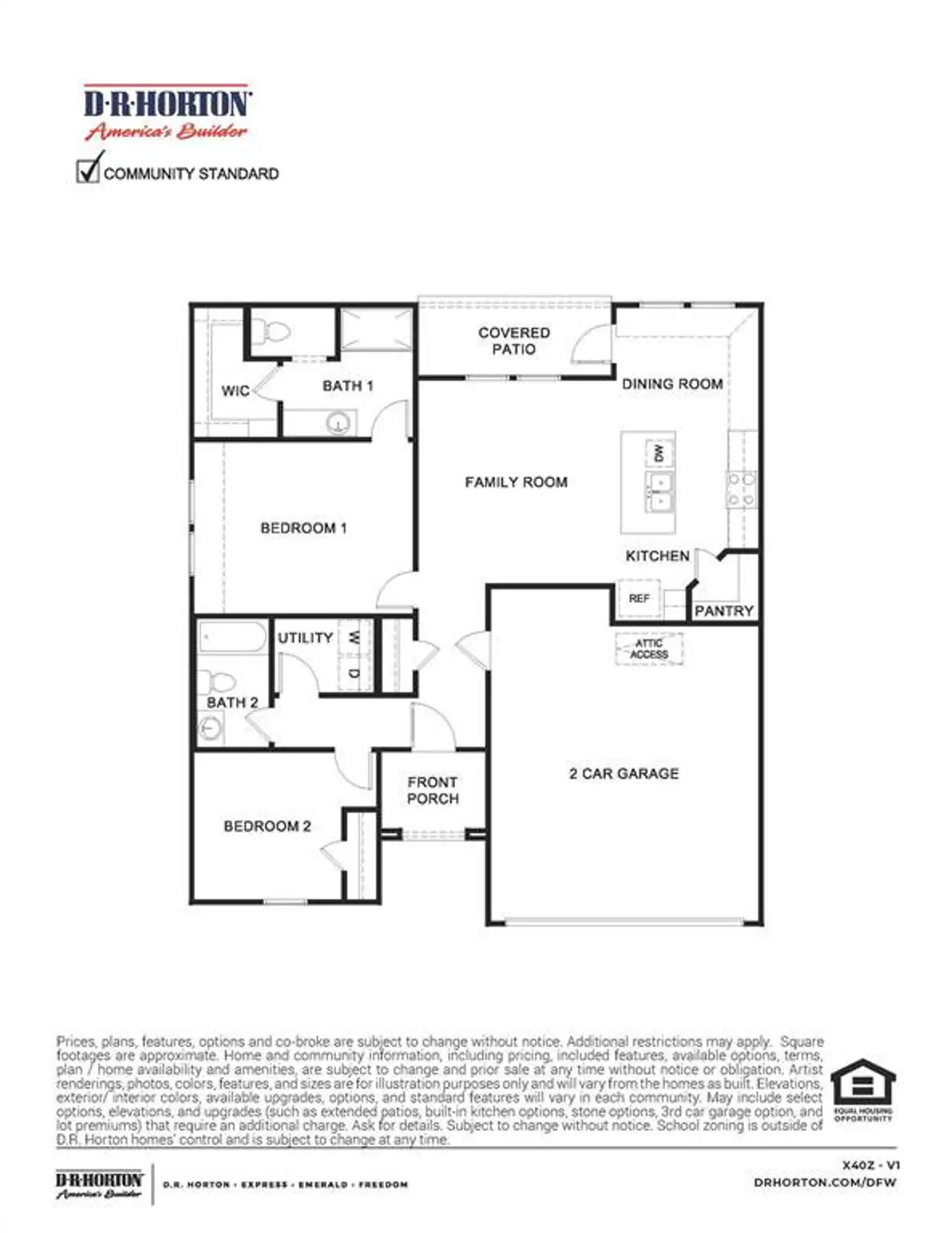 2D floor plan layout of this home in Corsicana Commons, Corsicana, TX (Image 2). 2D floor plan layout of this home in Corsicana Commons, Corsicana, TX (Image 2).