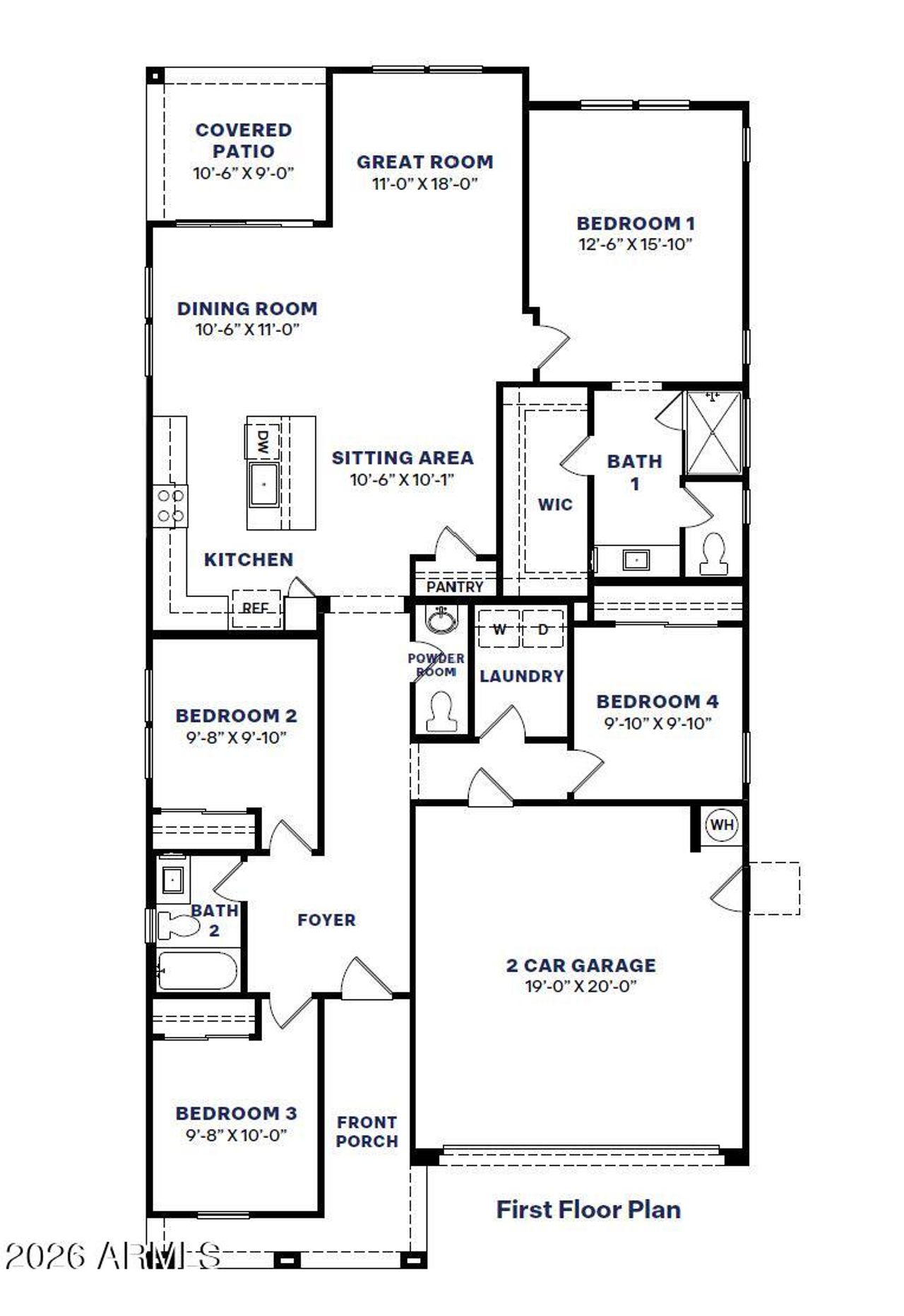Glacier Floorplan Blank