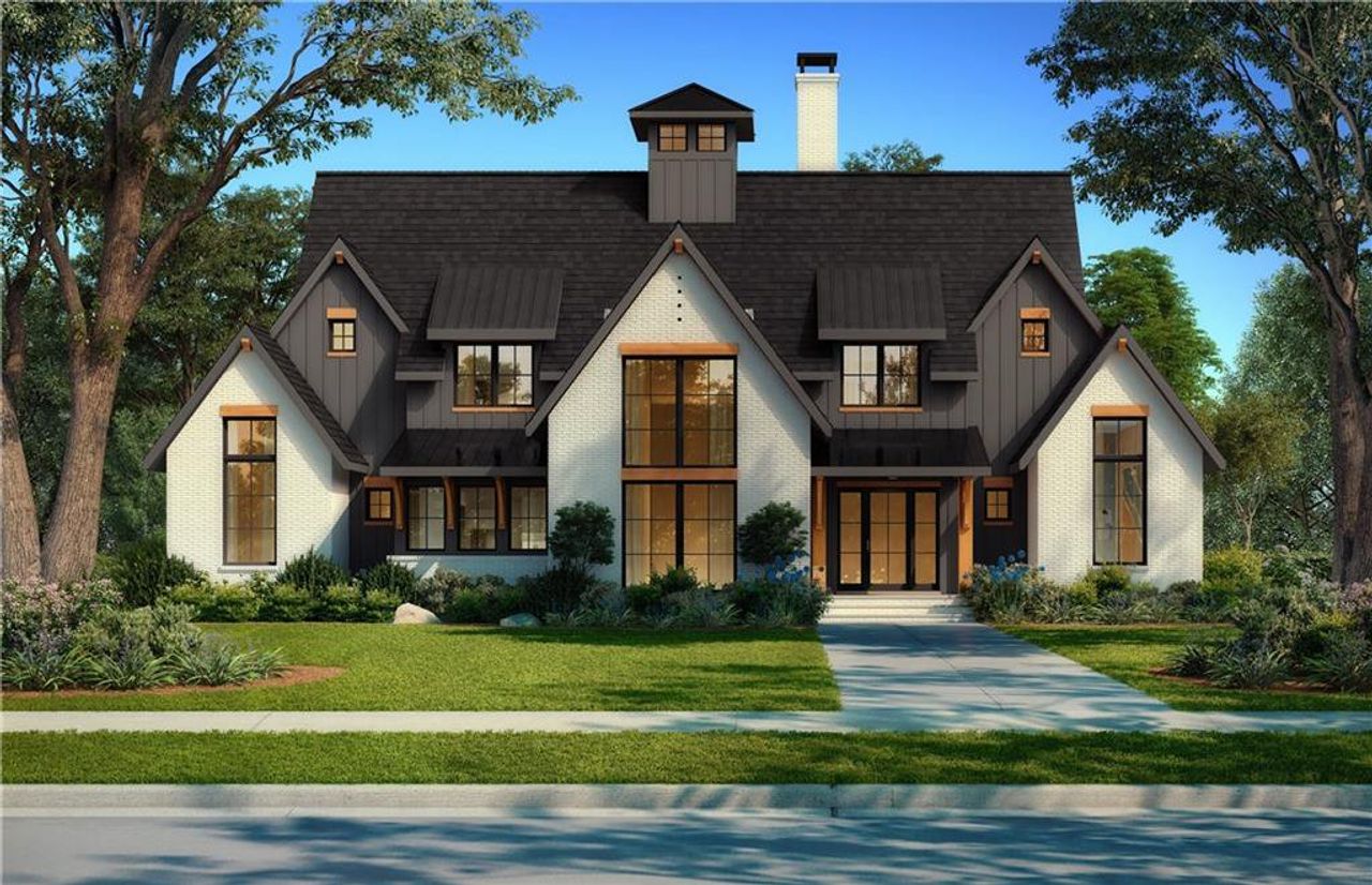 Front exterior of a new home in , McDonough, GA, highlighting curb appeal (Image 2). Front exterior of a new home in , McDonough, GA, highlighting curb appeal (Image 2).