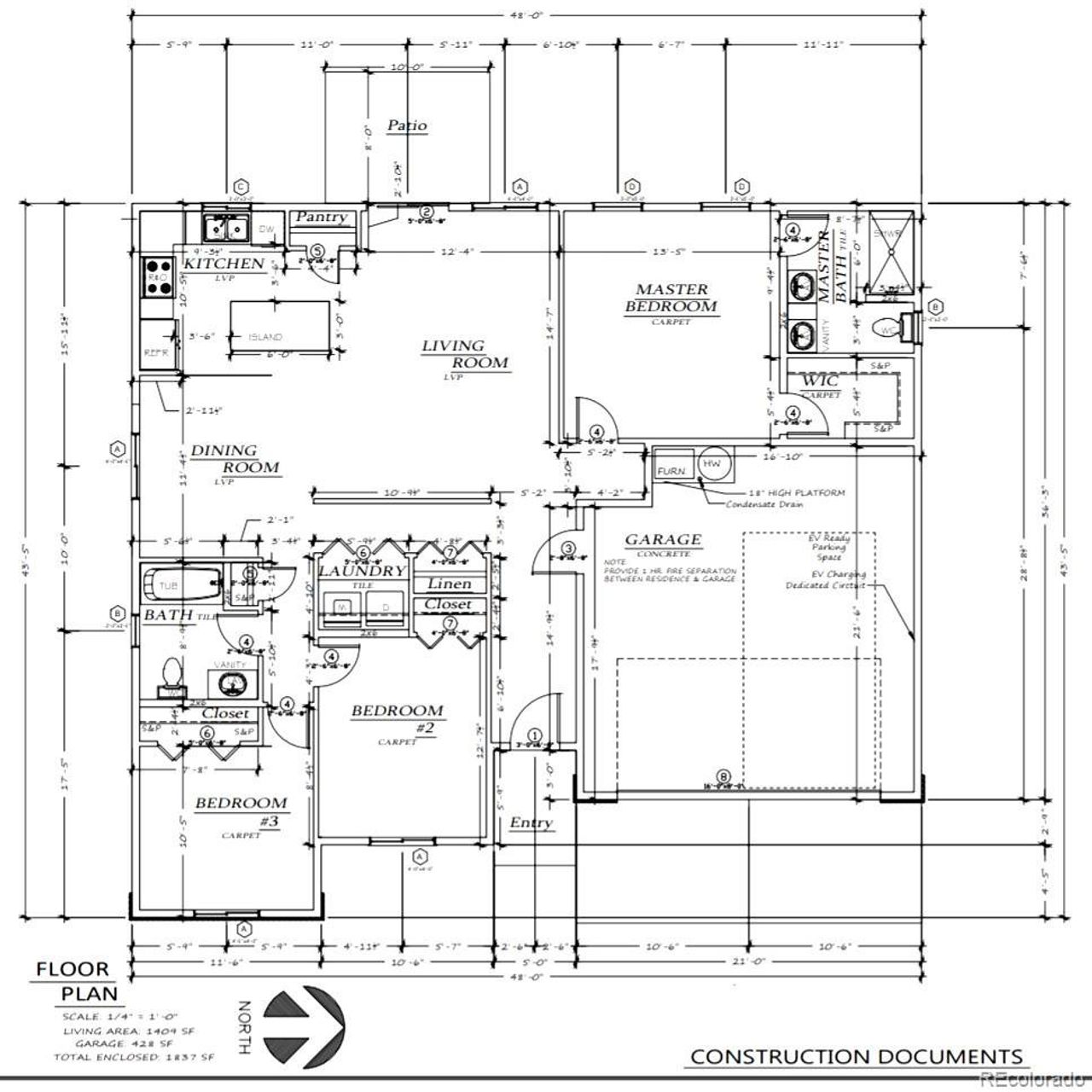 2D floor plan layout of this home in , Grand Junction, CO (Image 2).