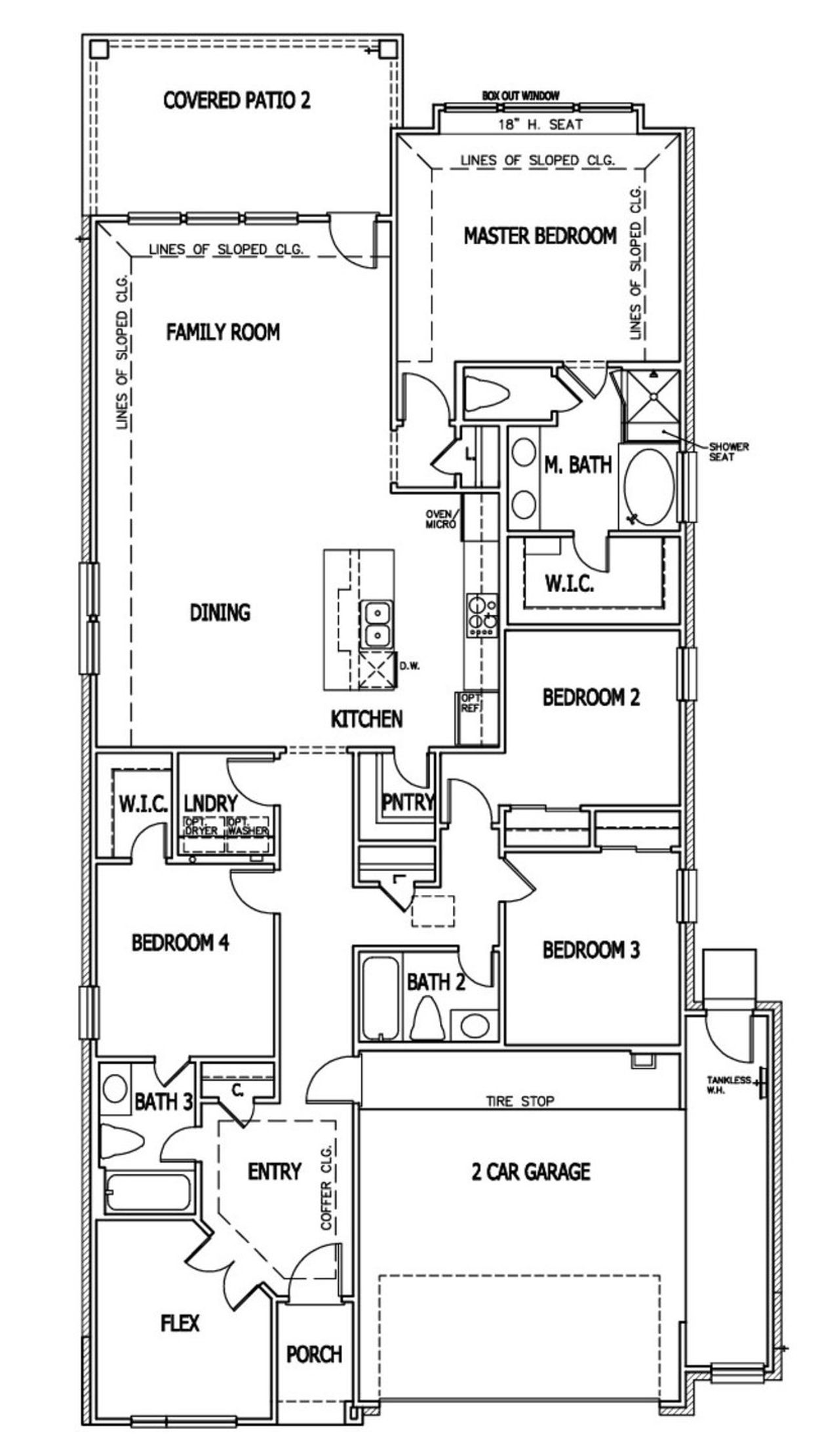 2D floor plan layout of this home in Windsong, Boerne, TX (Image 2). 2D floor plan layout of this home in Windsong, Boerne, TX (Image 2).