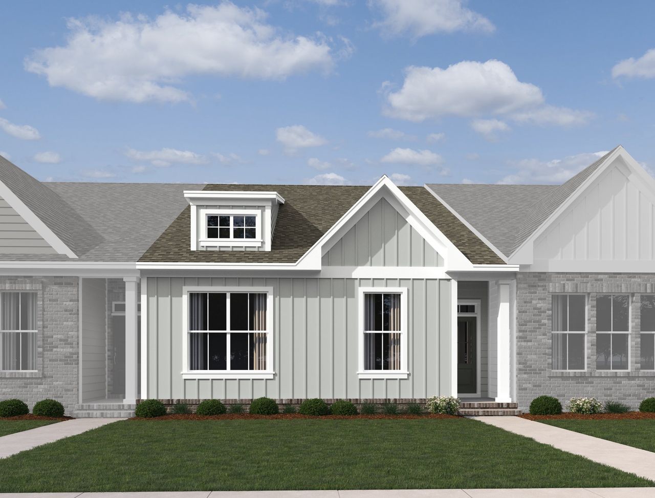 Representative exterior photo of a completed home built from the Aspen by Ashton Woods in Cane Ridge Townhomes, Antioch, TN (Image 2).