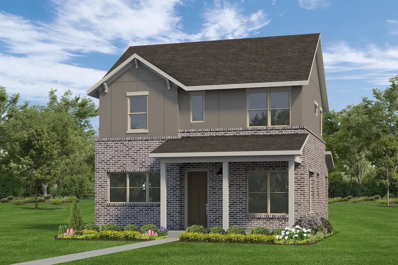 Representative exterior photo of a completed home built from the Kipling by Autograph Homes in Riceland, Mont Belvieu, TX (Image 2).