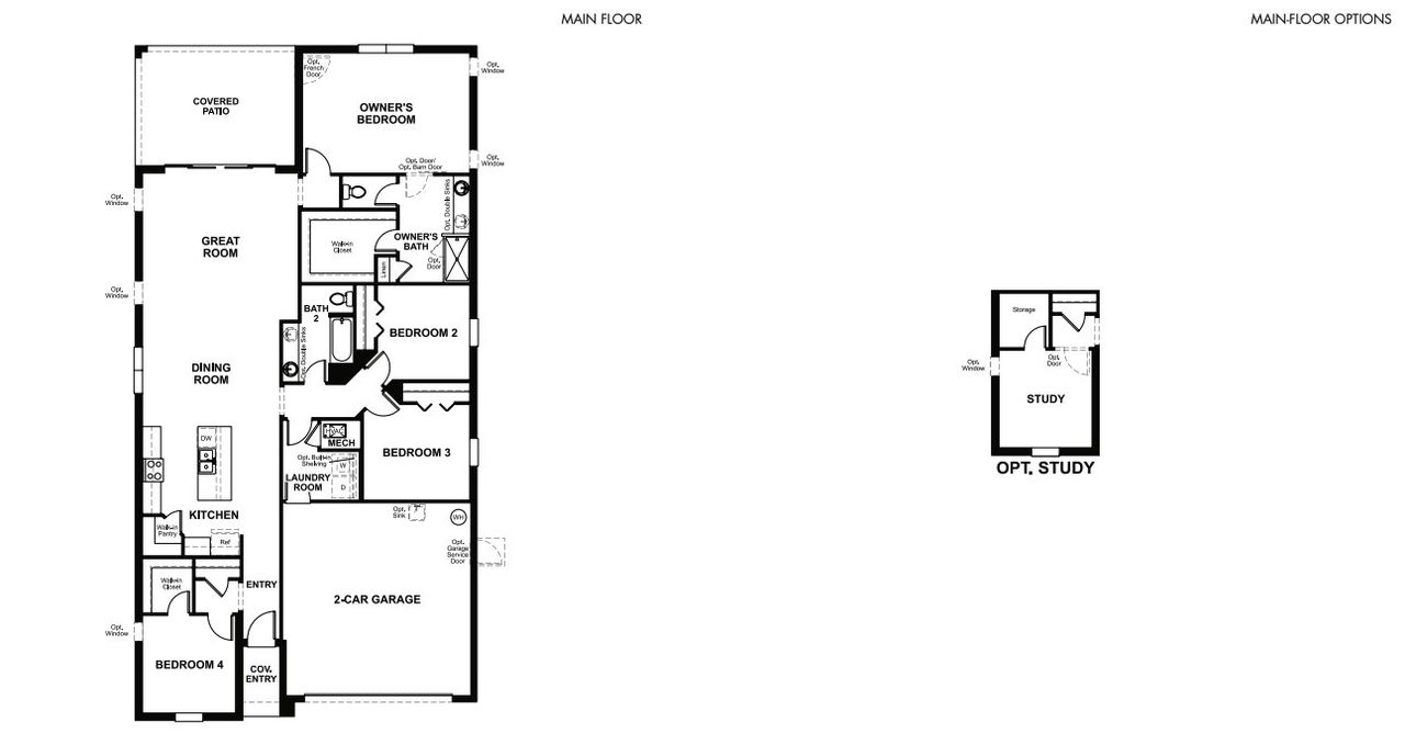 2D floor plan layout of this home in Seasons at Magnolia Pointe, Umatilla, FL (Image 2). 2D floor plan layout of this home in Seasons at Magnolia Pointe, Umatilla, FL (Image 2).