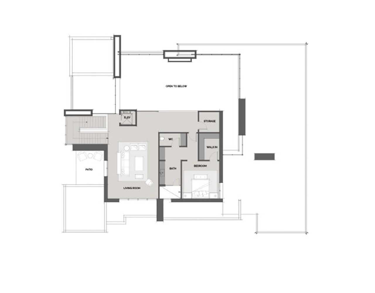 2D floor plan layout for the RC-2 by Five Star Development in The Ritz-Carlton Residences Paradise Valley, Paradise Valley, AZ (Image 2).