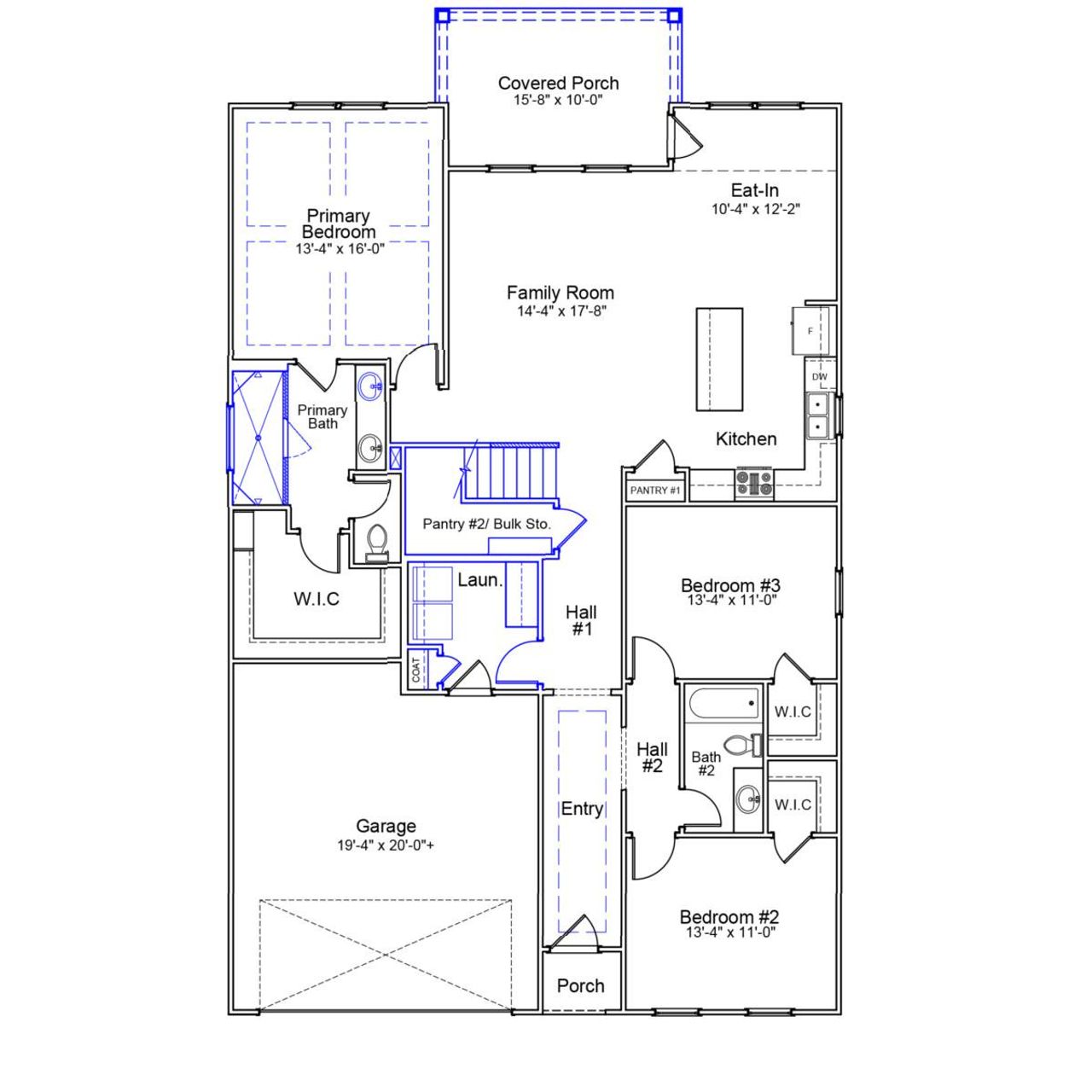2D floor plan layout of this home in Arcadia, Myrtle Beach, SC (Image 2).