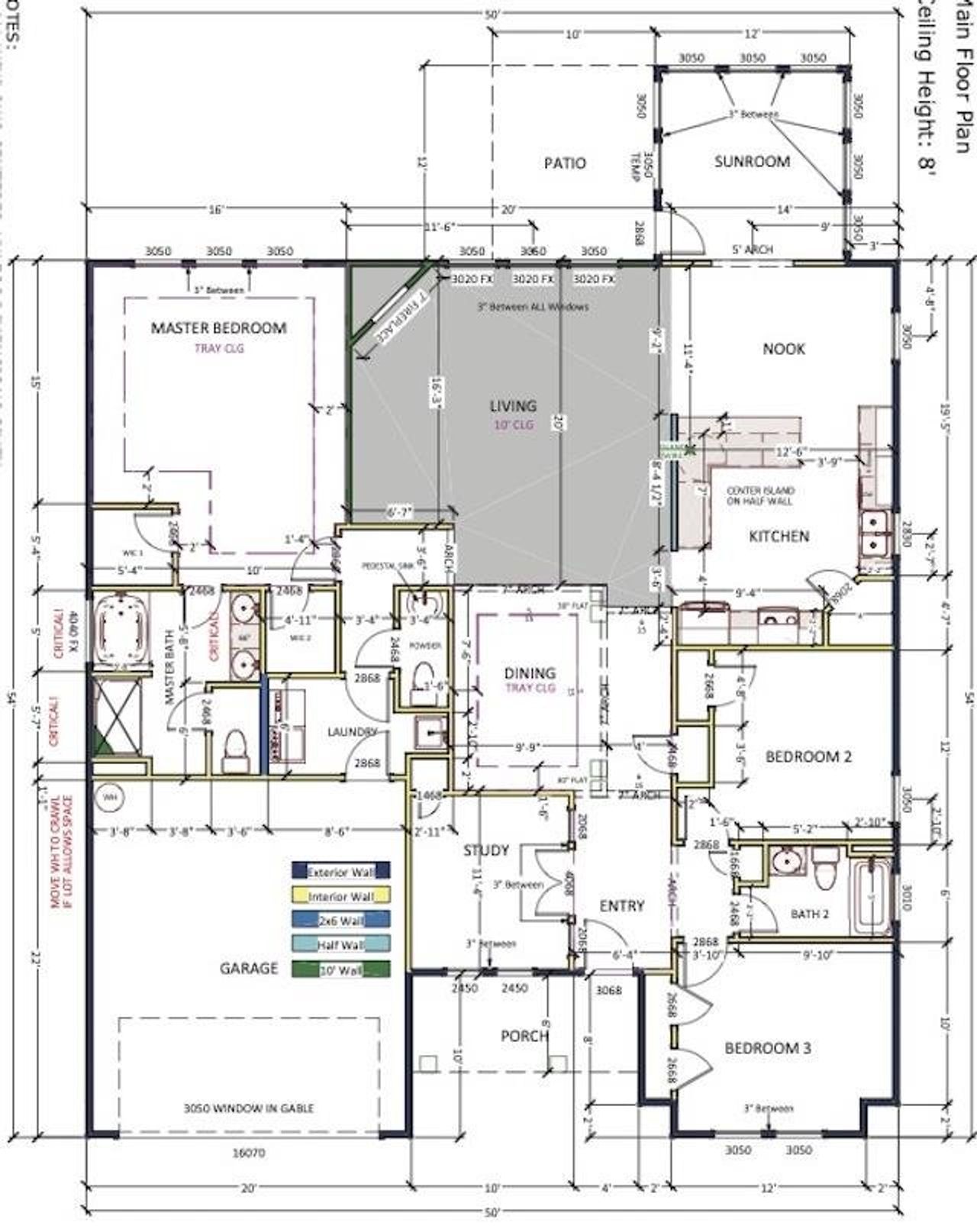2D floor plan layout of this home in Mills Gin, Campobello, SC (Image 2).