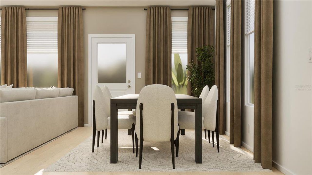 Furnished interior view inside a new home in Waterlin, St. Cloud (Image 2).