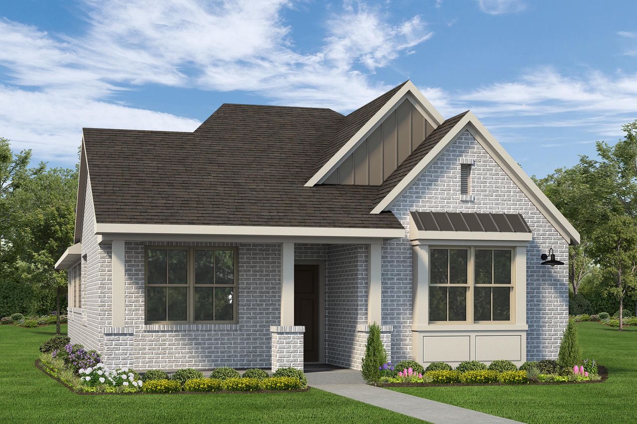 Representative exterior photo of a completed home built from the Milne by Autograph Homes in Riceland, Mont Belvieu, TX (Image 2). Representative exterior photo of a completed home built from the Milne by Autograph Homes in Riceland, Mont Belvieu, TX (Image 2).
