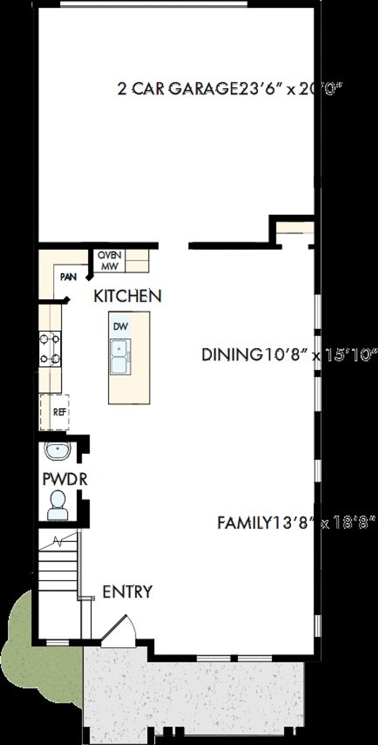 2D floor plan layout of this home in Ridgeline Towns, McKinney, TX (Image 2). 2D floor plan layout of this home in Ridgeline Towns, McKinney, TX (Image 2).