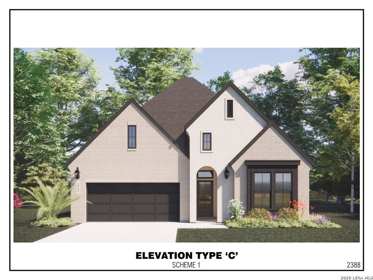 Exterior rendering of this home design in , Castroville, TX (Image 2).