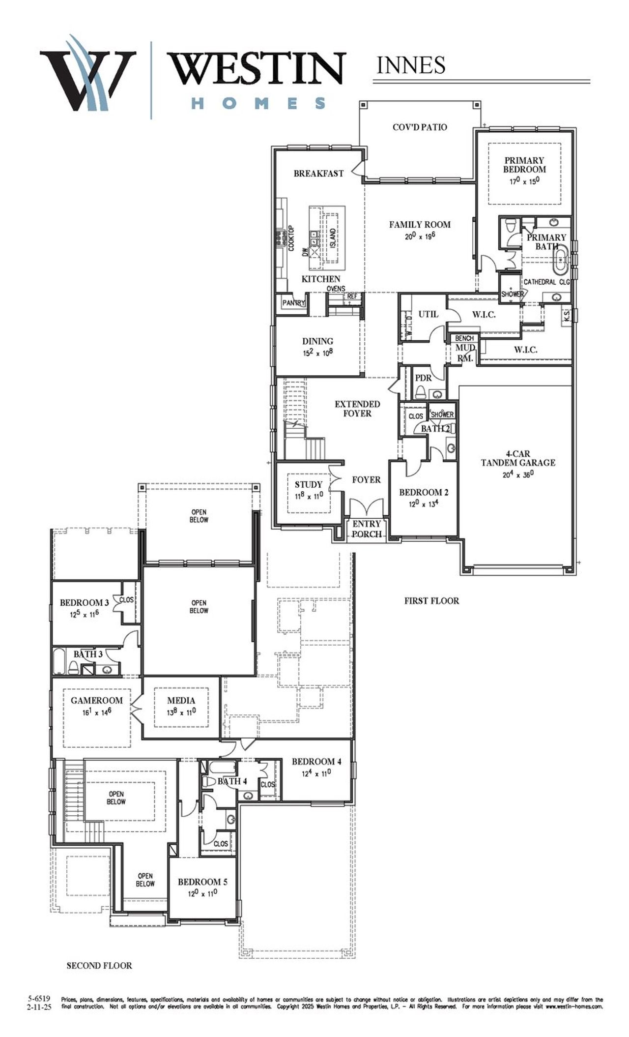 2D floor plan layout of this home in Kresston - 65', Montgomery, TX (Image 2).