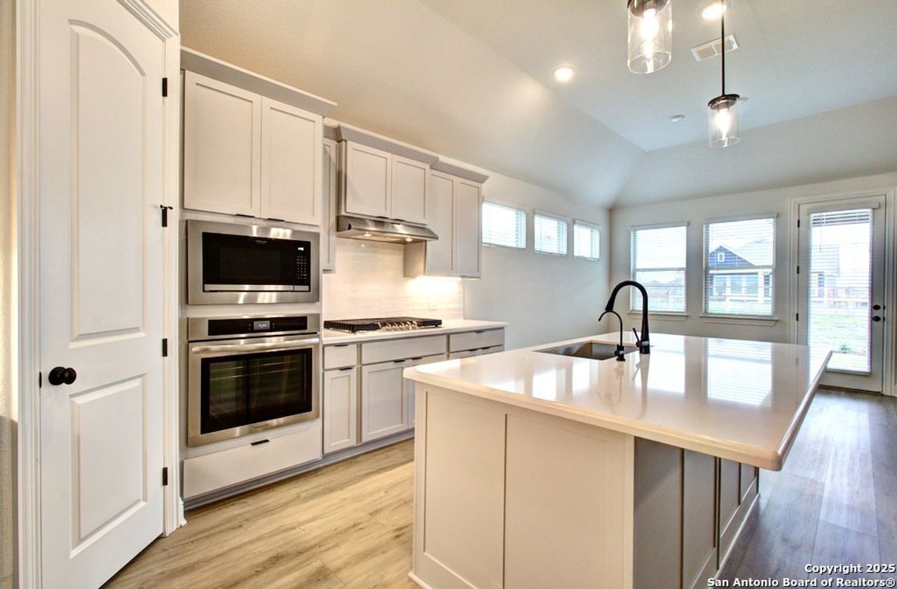 Furnished interior view inside a new home in The Crossvine, Schertz (Image 2).