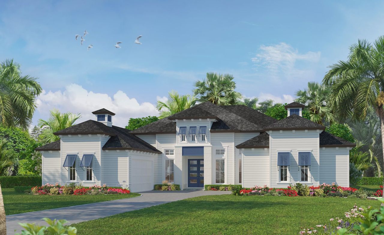 Representative exterior photo of a completed home built from the Monica by ICI Homes in Glen Kernan, Jacksonville, FL (Image 2).