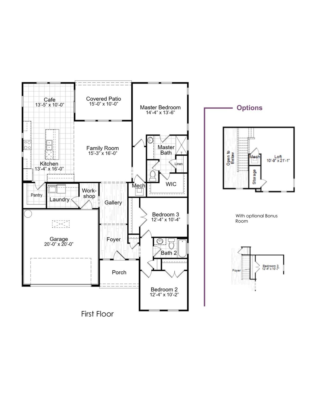 2D floor plan layout of this home in Palm Coast Homes, Palm Coast, FL (Image 2). 2D floor plan layout of this home in Palm Coast Homes, Palm Coast, FL (Image 2).